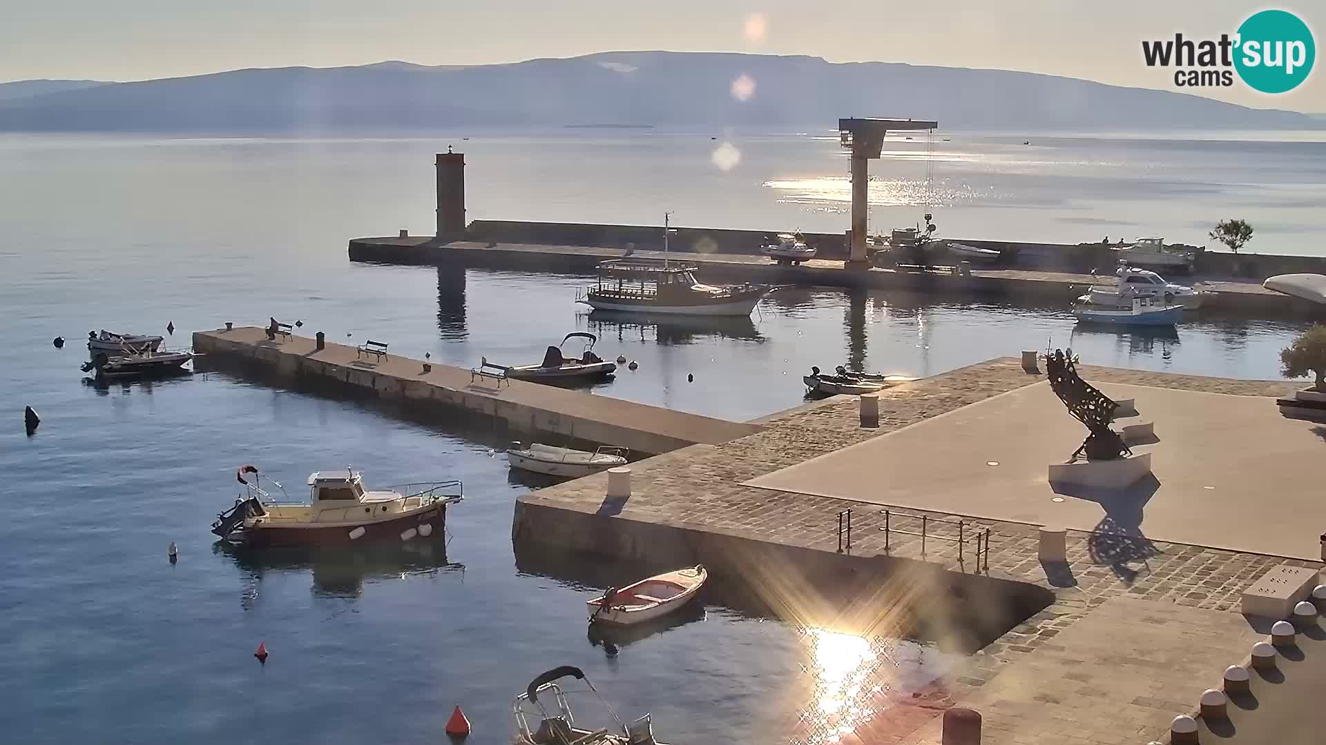 Senj Webcam – Panoramic view of Senj riva