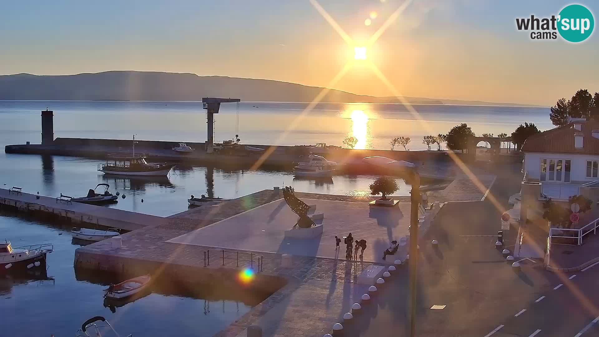 Senj Webcam – Panoramic view of Senj riva