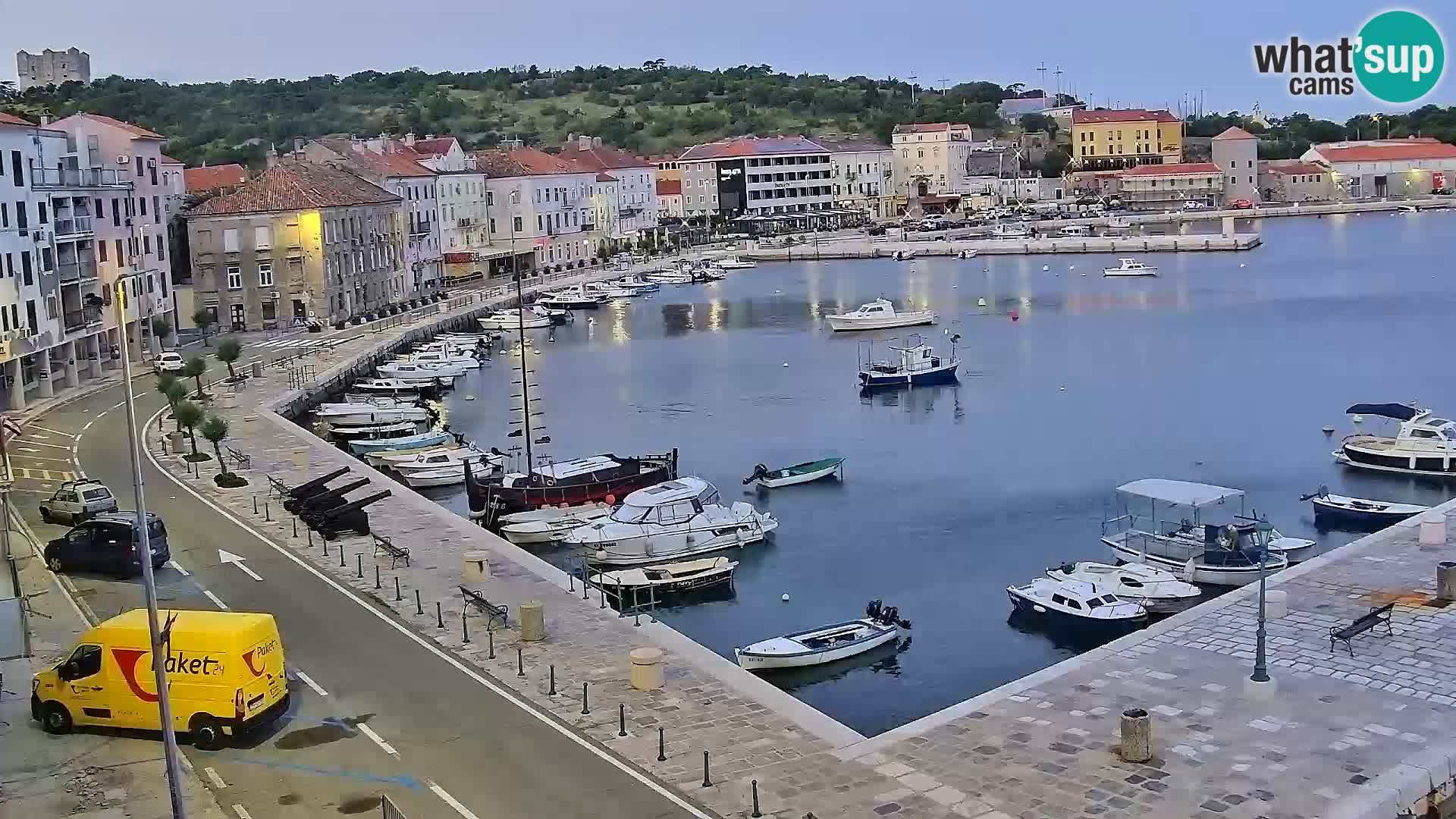 Senj Webcam – Panoramic view of Senj riva