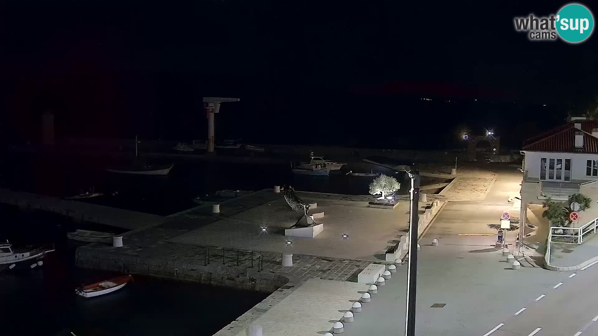 Senj Spletna kamera – pogled na obalo Senja