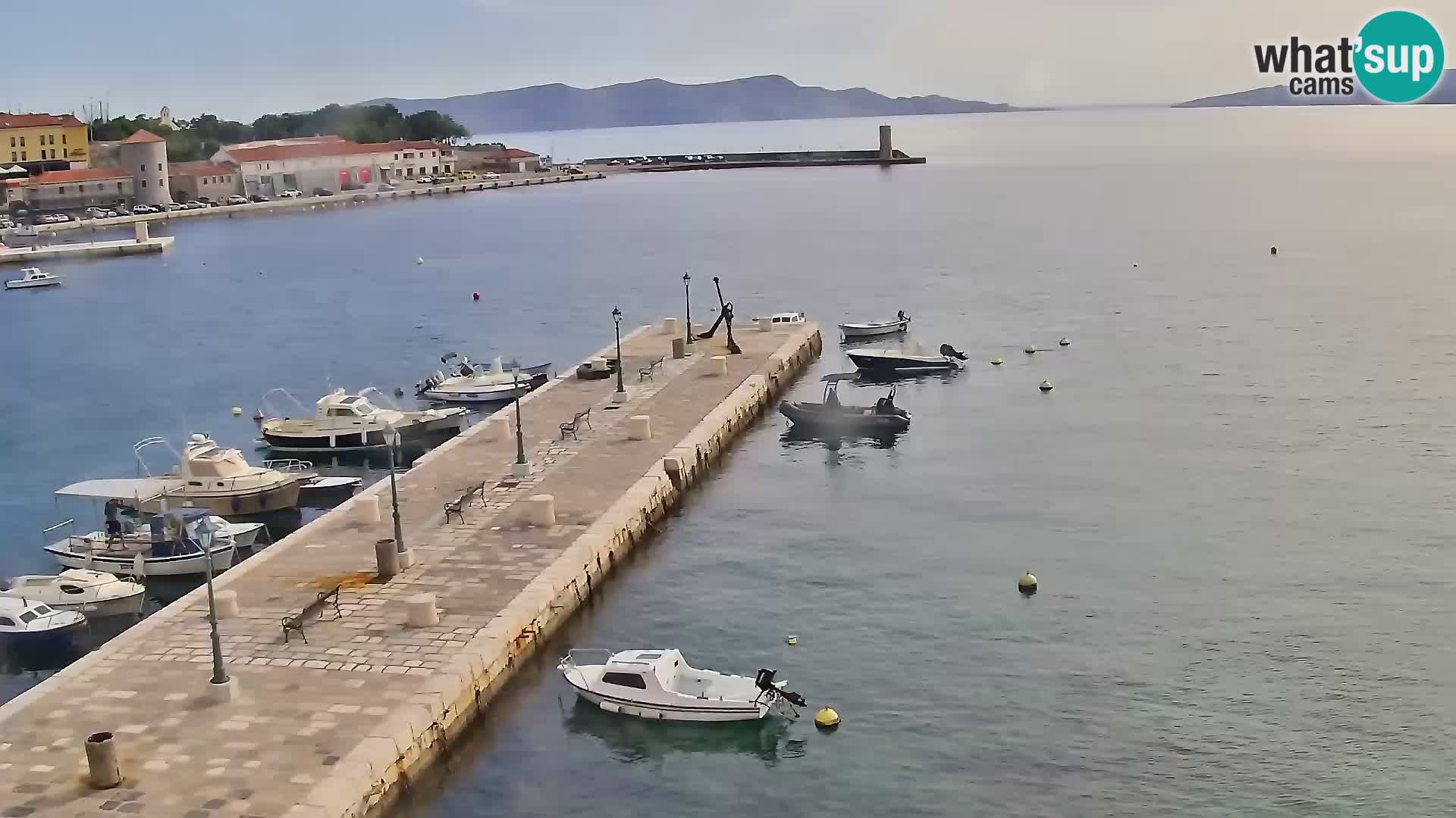 Senj camera en vivo – Vista panorámica de Senj riva