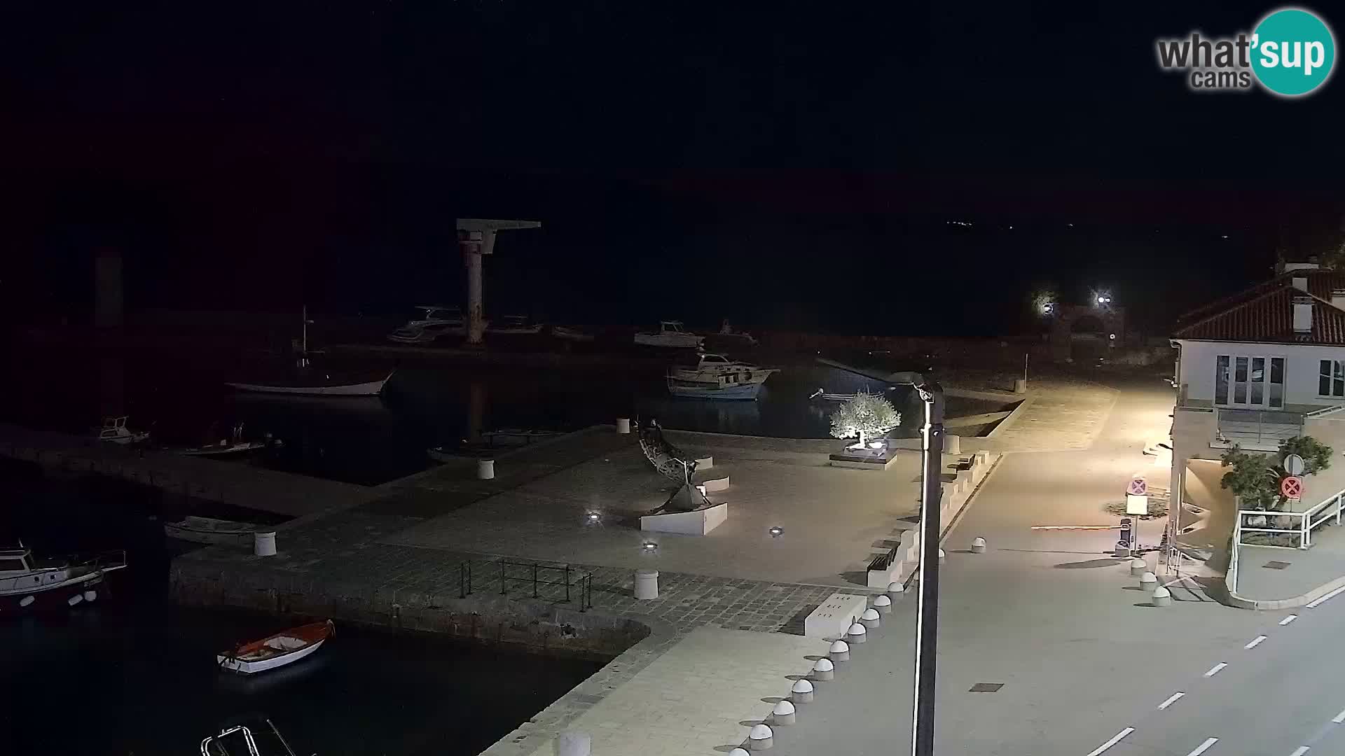 Senj camera en vivo – Vista panorámica de Senj riva