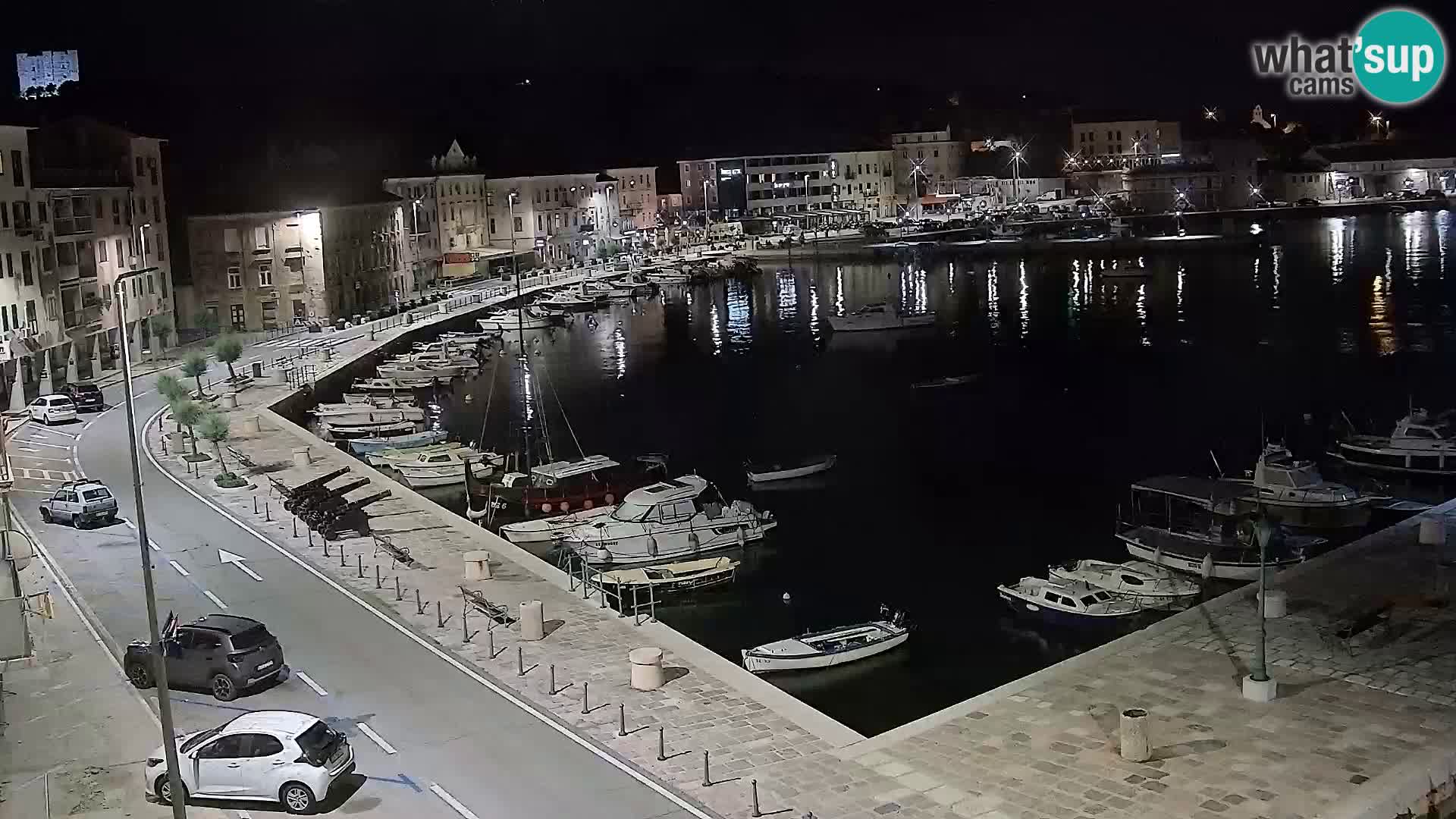 Kamera u živo Senj – Panoramski pogled na senjsku rivu