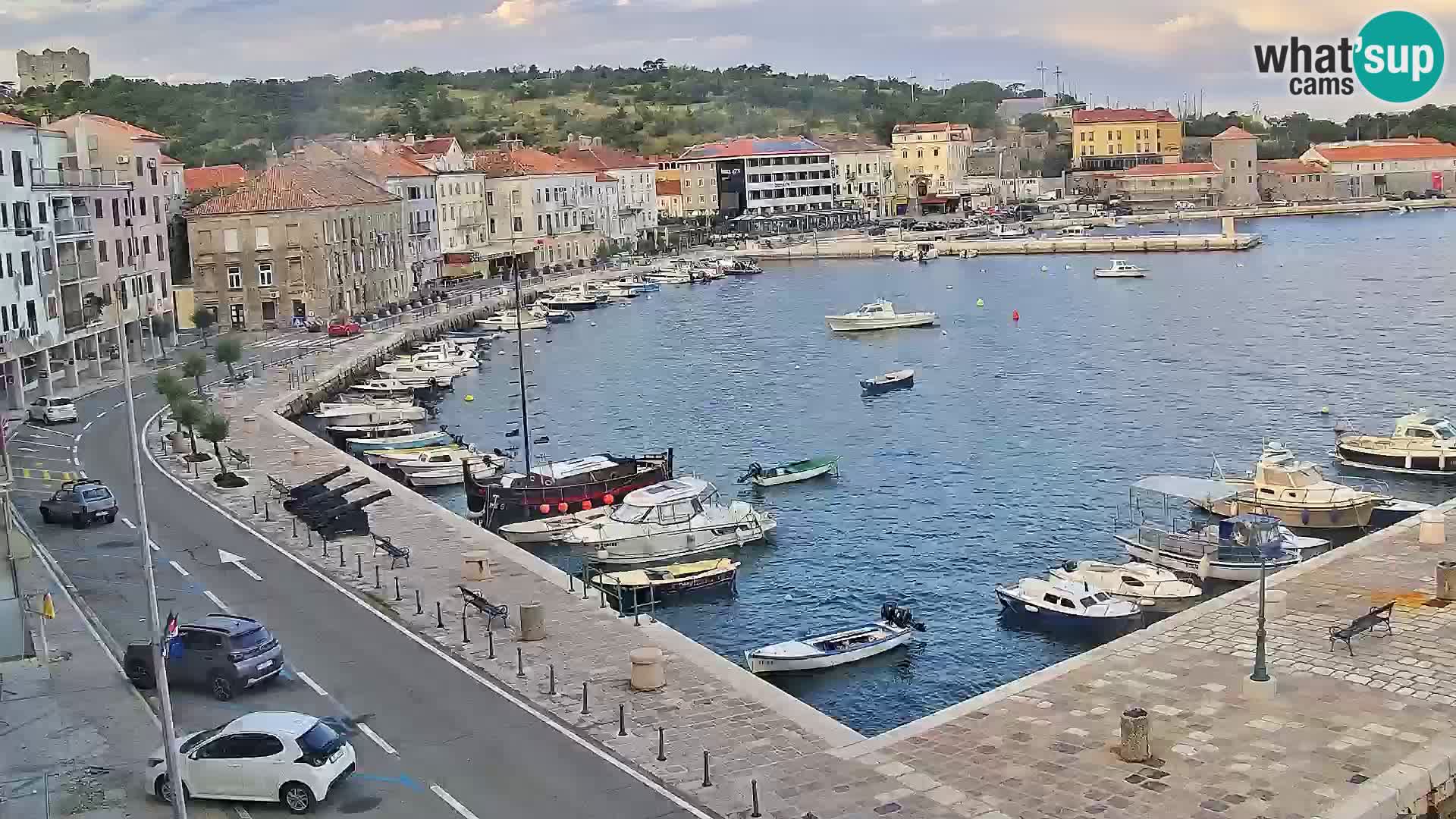 Senj Spletna kamera – pogled na obalo Senja