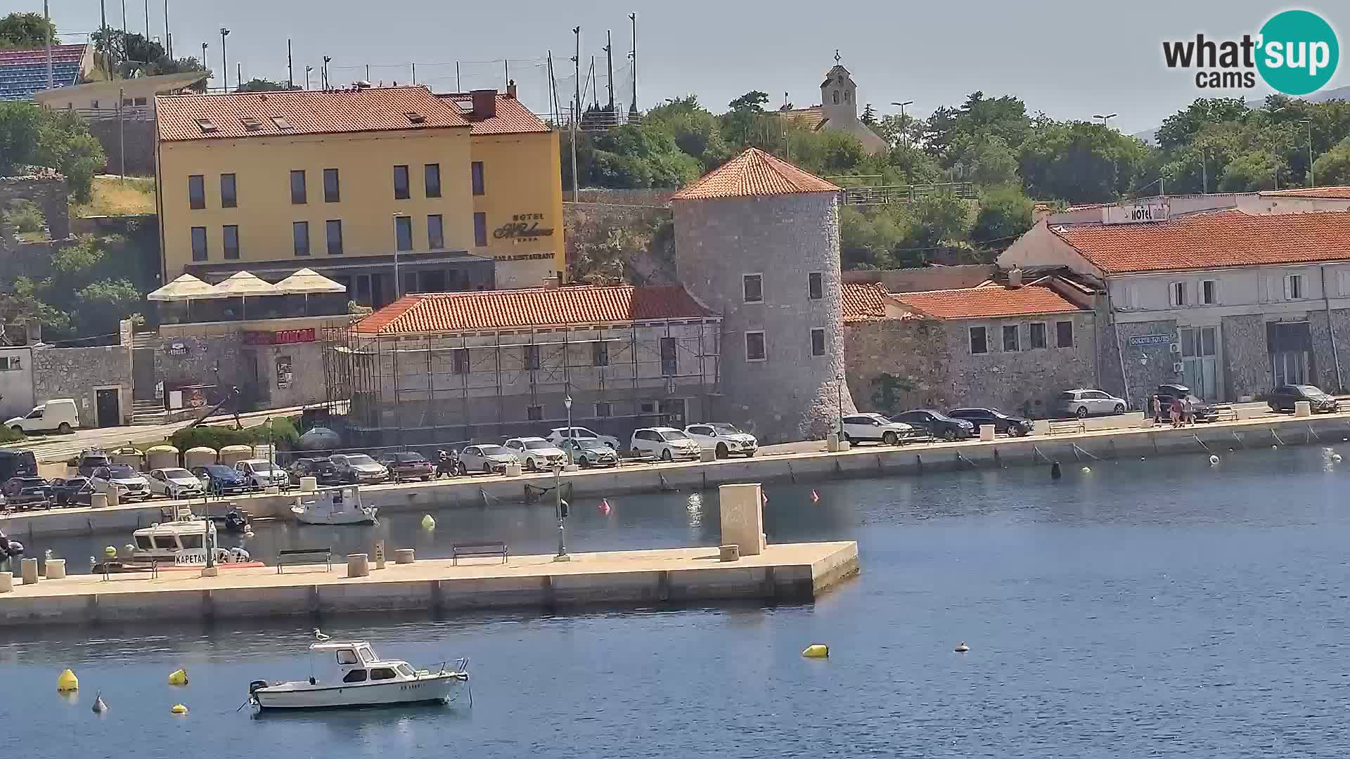 Senj Spletna kamera – pogled na obalo Senja