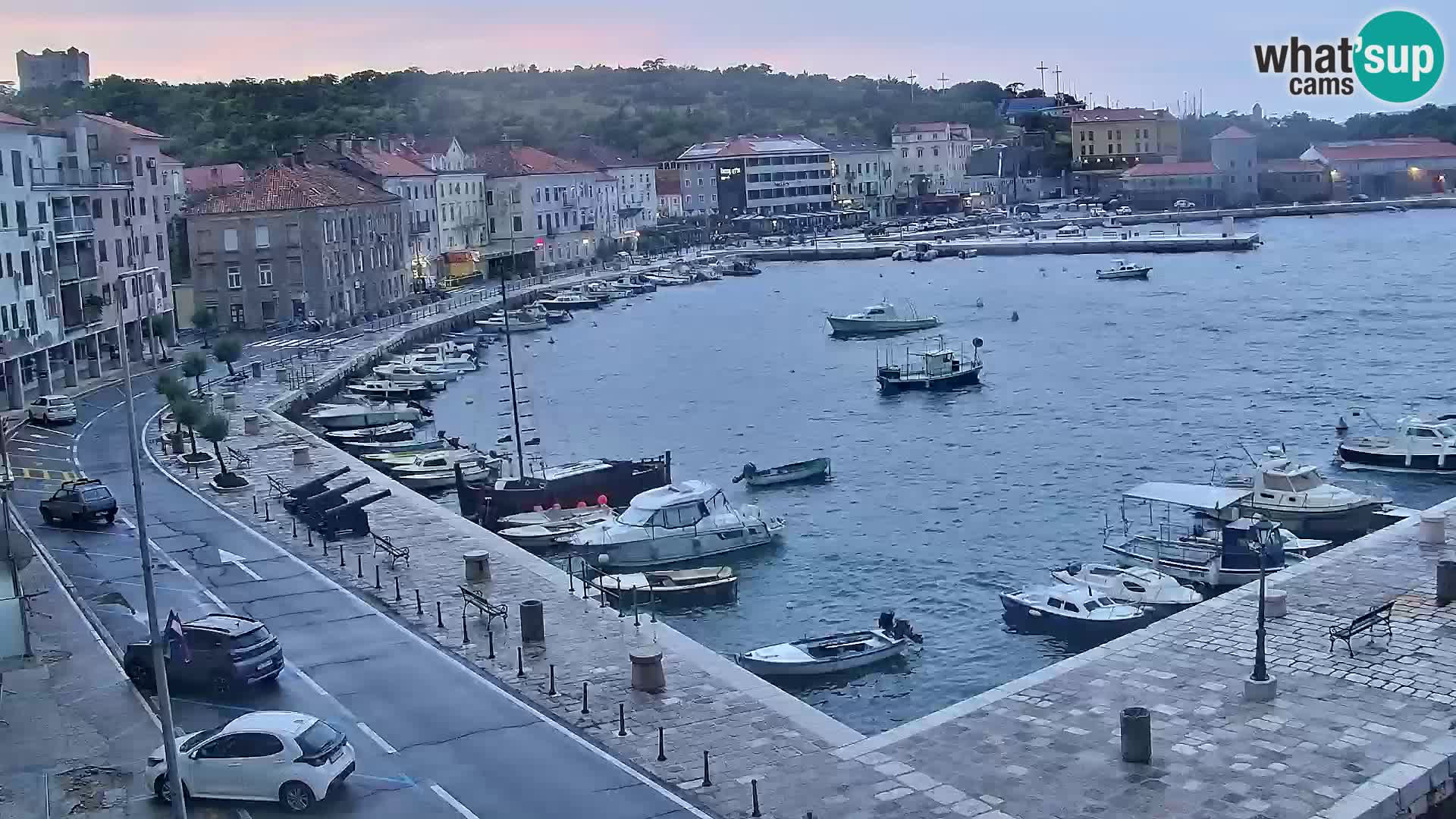 Senj Webcam – Panoramic view of Senj riva