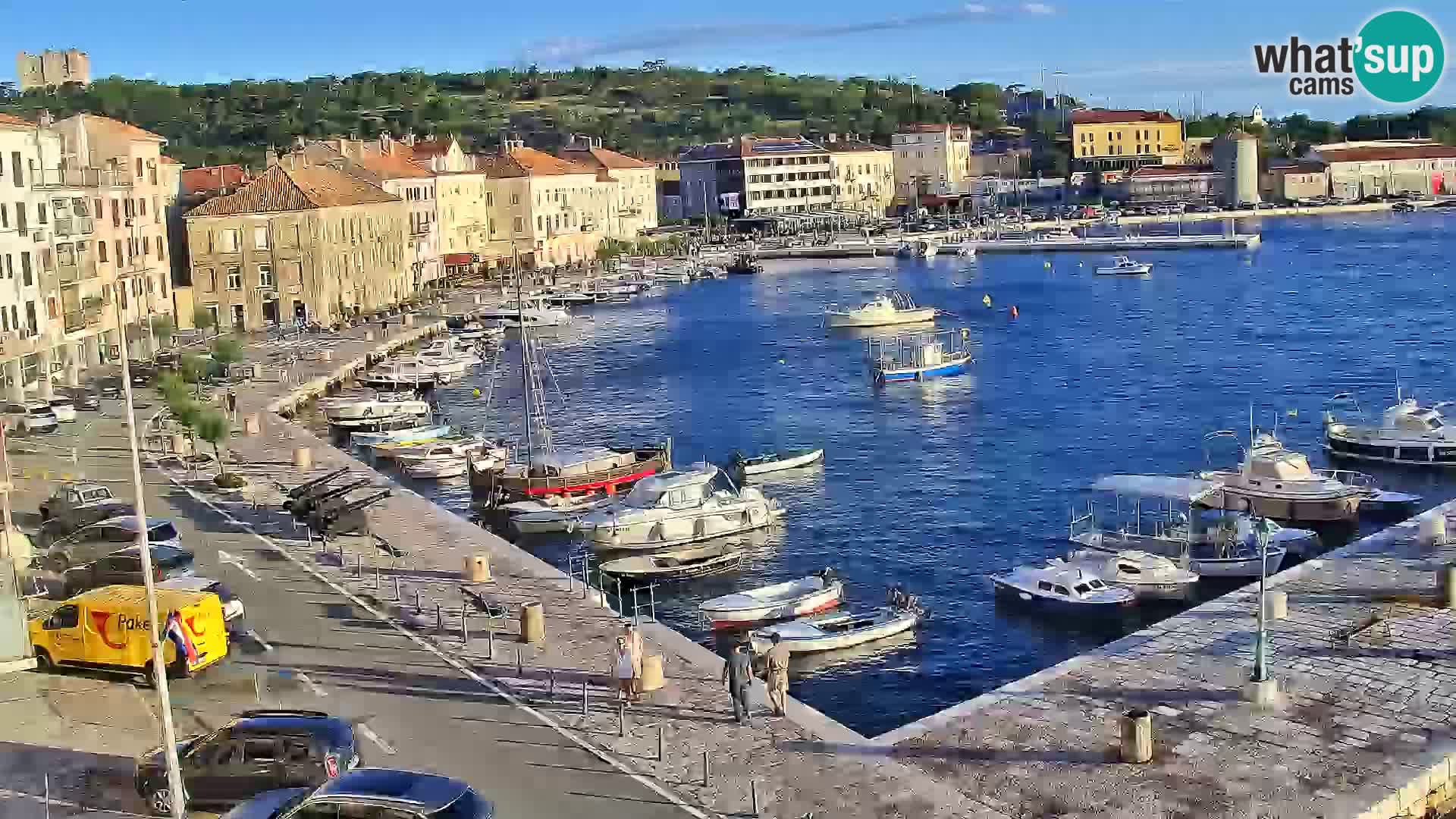 Webcam Senj – Panoramablick auf die Riva Senj