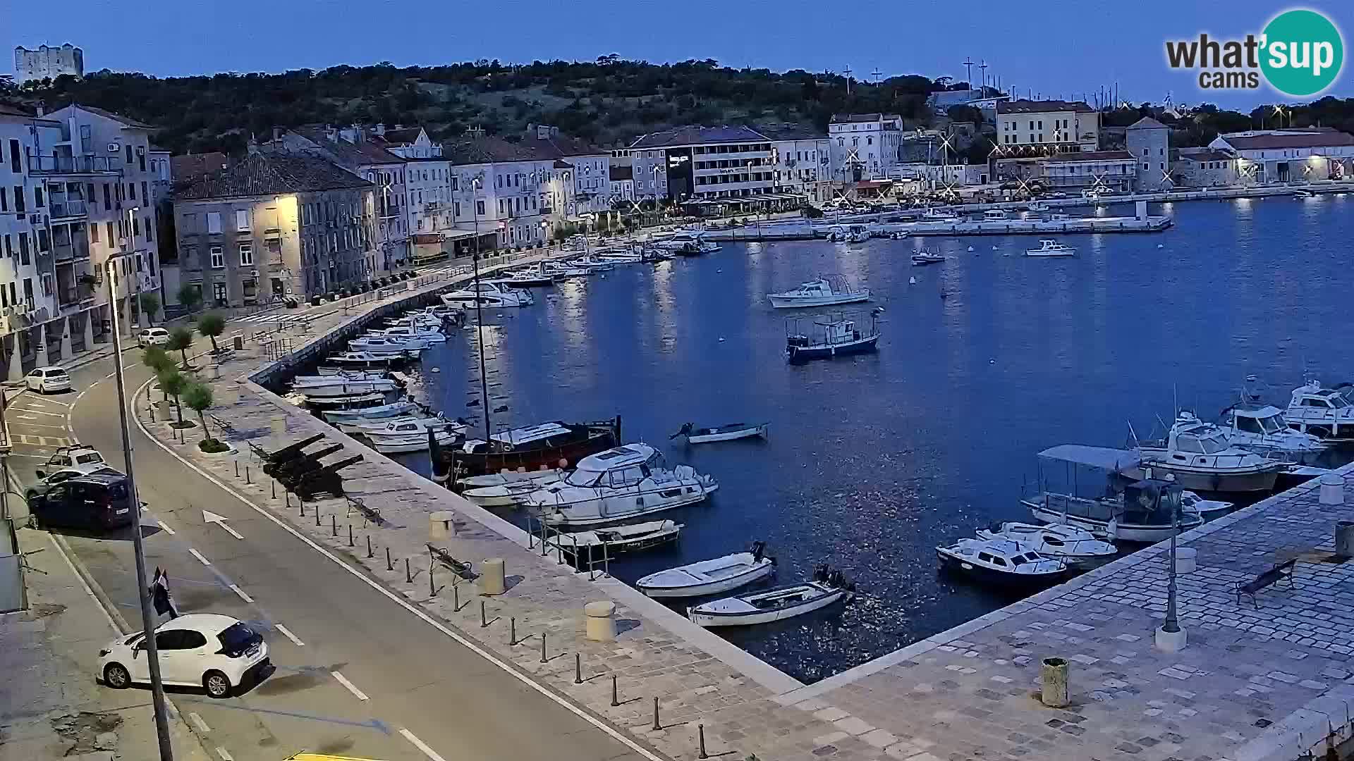 Senj camera en vivo – Vista panorámica de Senj riva