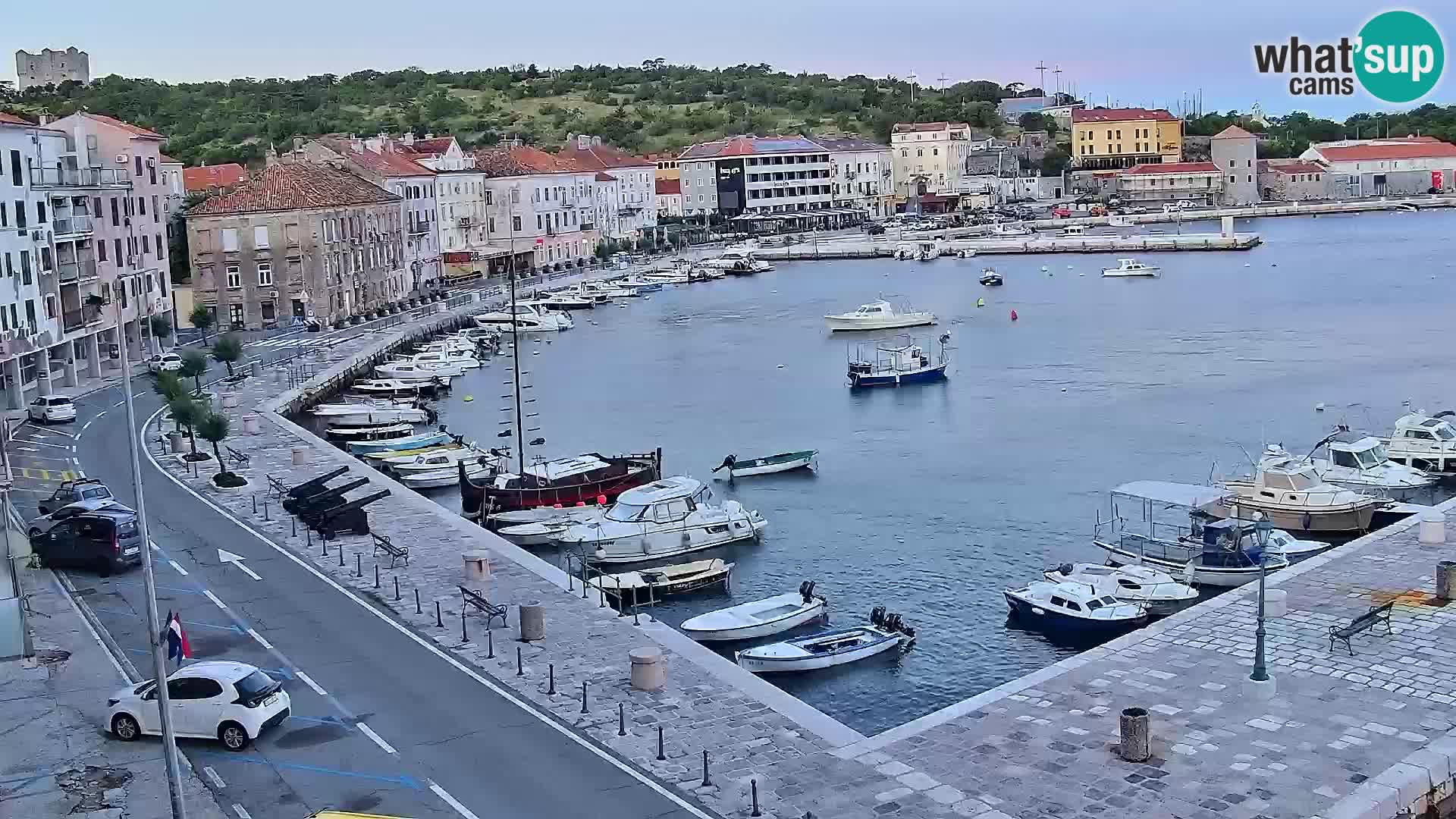 Senj camera en vivo – Vista panorámica de Senj riva
