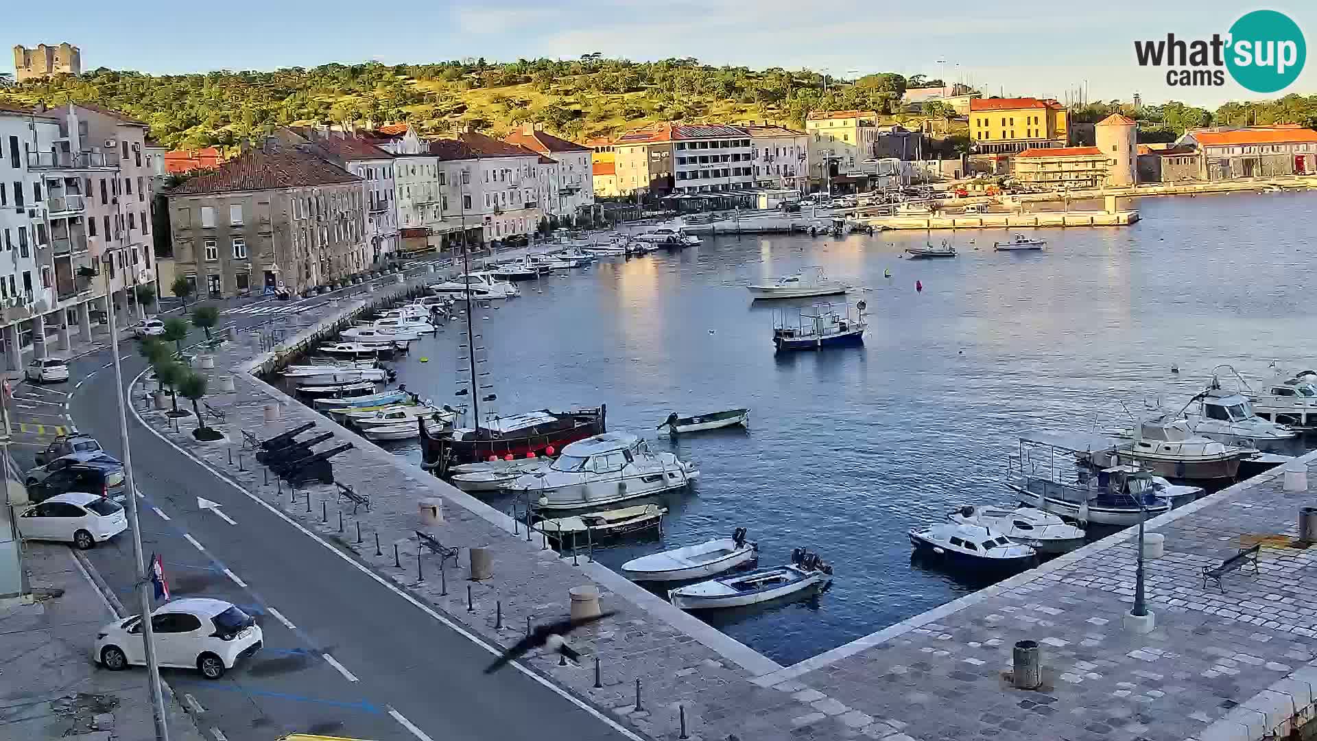 Senj Spletna kamera – pogled na obalo Senja