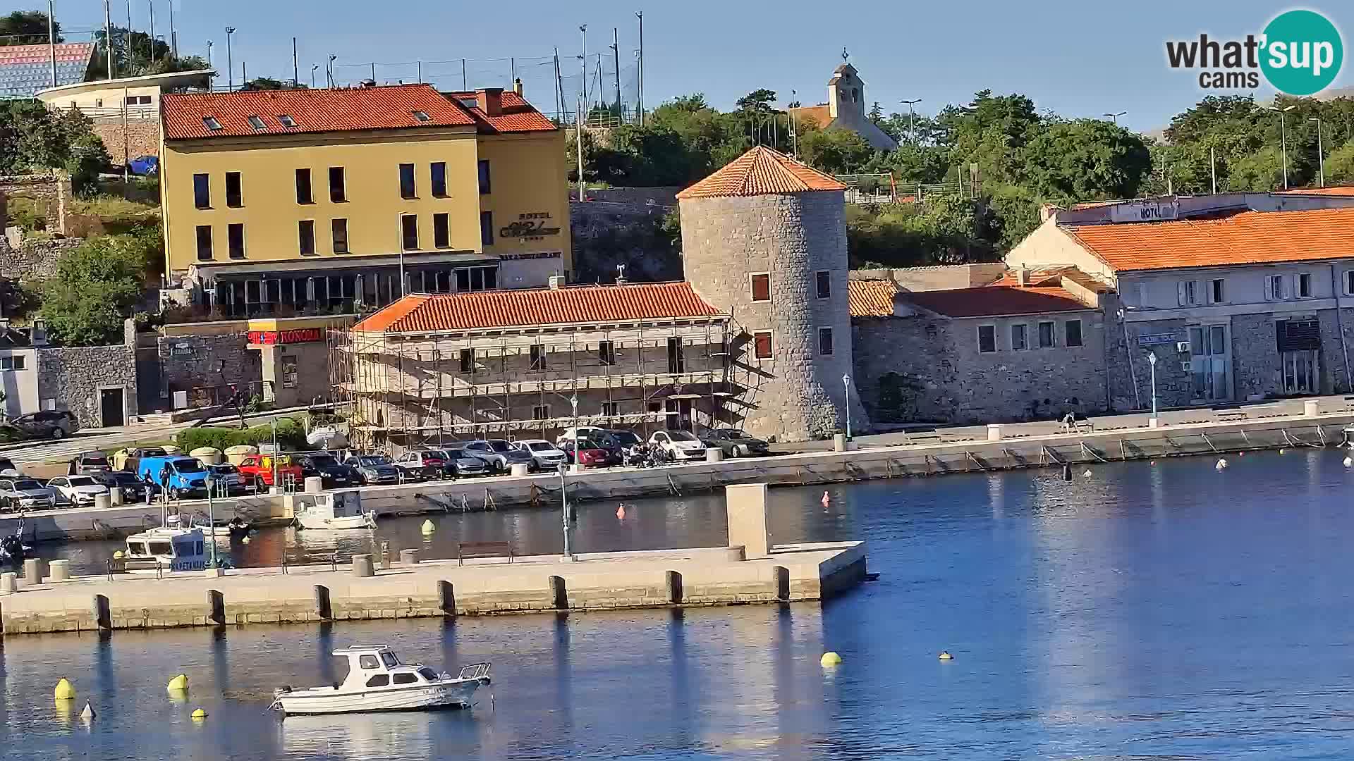 Kamera u živo Senj – Panoramski pogled na senjsku rivu