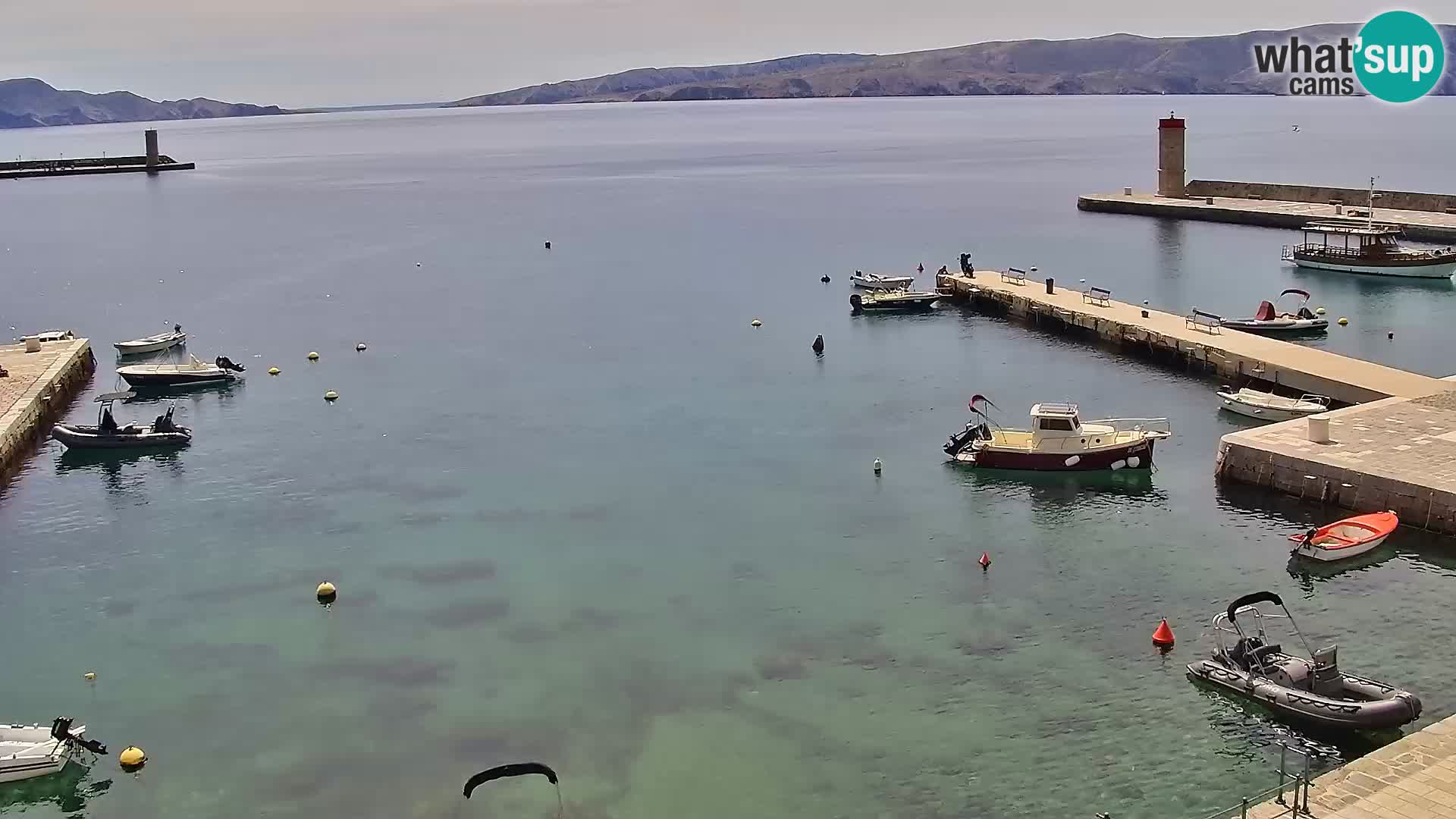 Kamera u živo Senj – Panoramski pogled na senjsku rivu