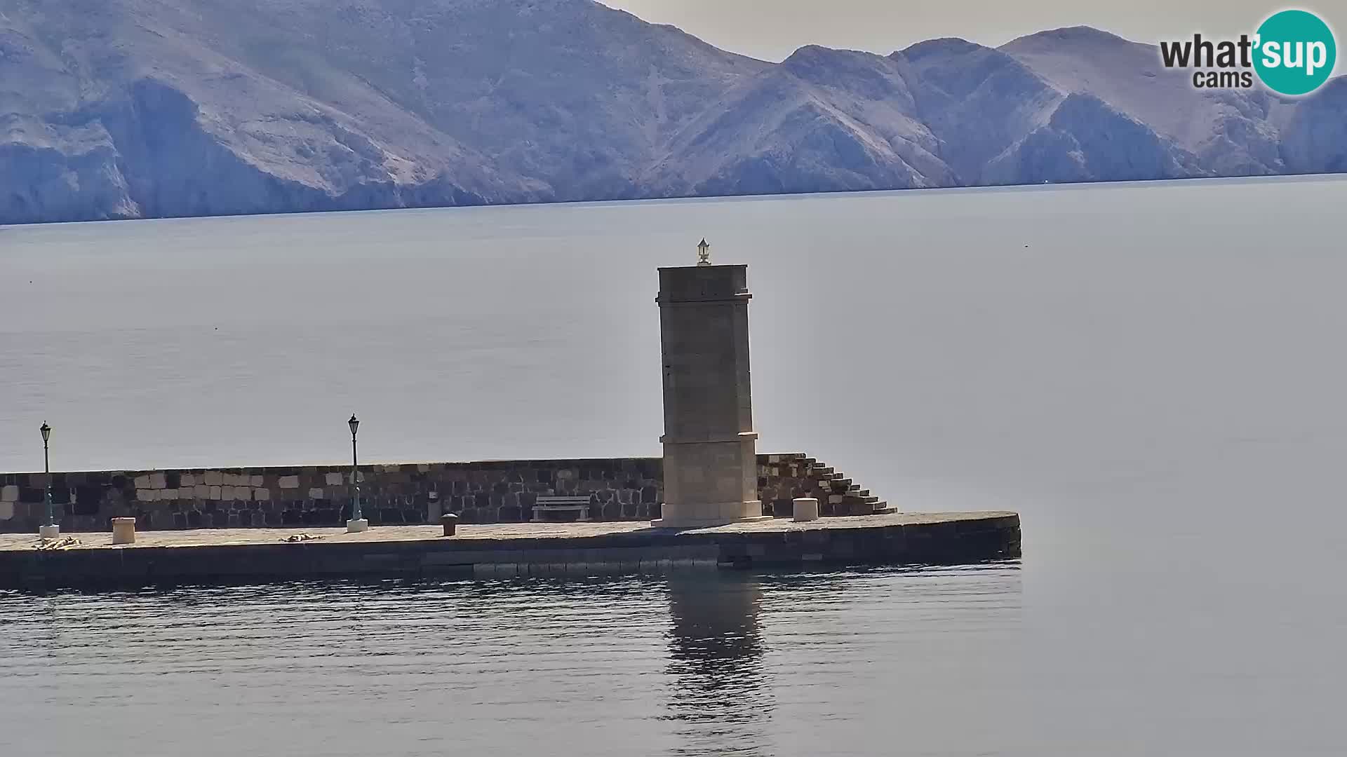 Kamera u živo Senj – Panoramski pogled na senjsku rivu
