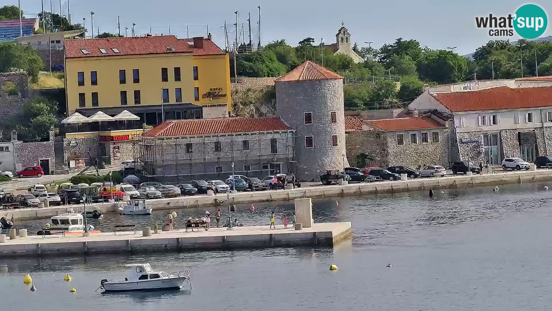 Webcam Segna – Panorama dell’lungomare di Senj