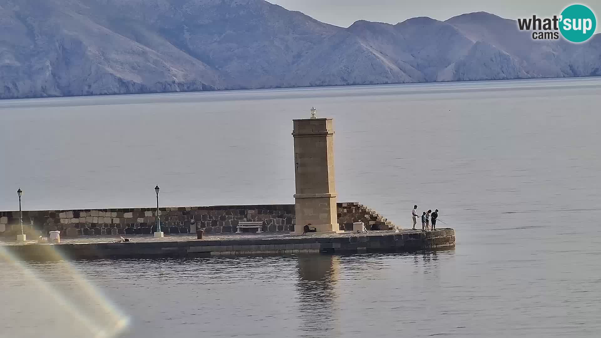 Senj Spletna kamera – pogled na obalo Senja