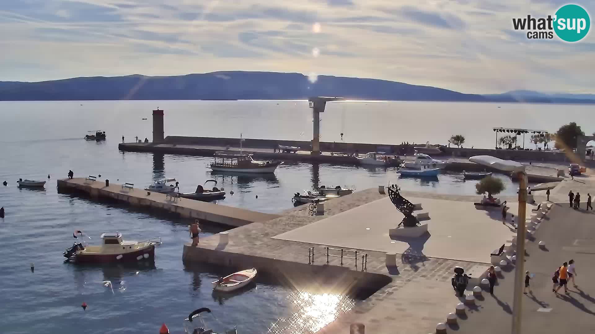 Senj Spletna kamera – pogled na obalo Senja