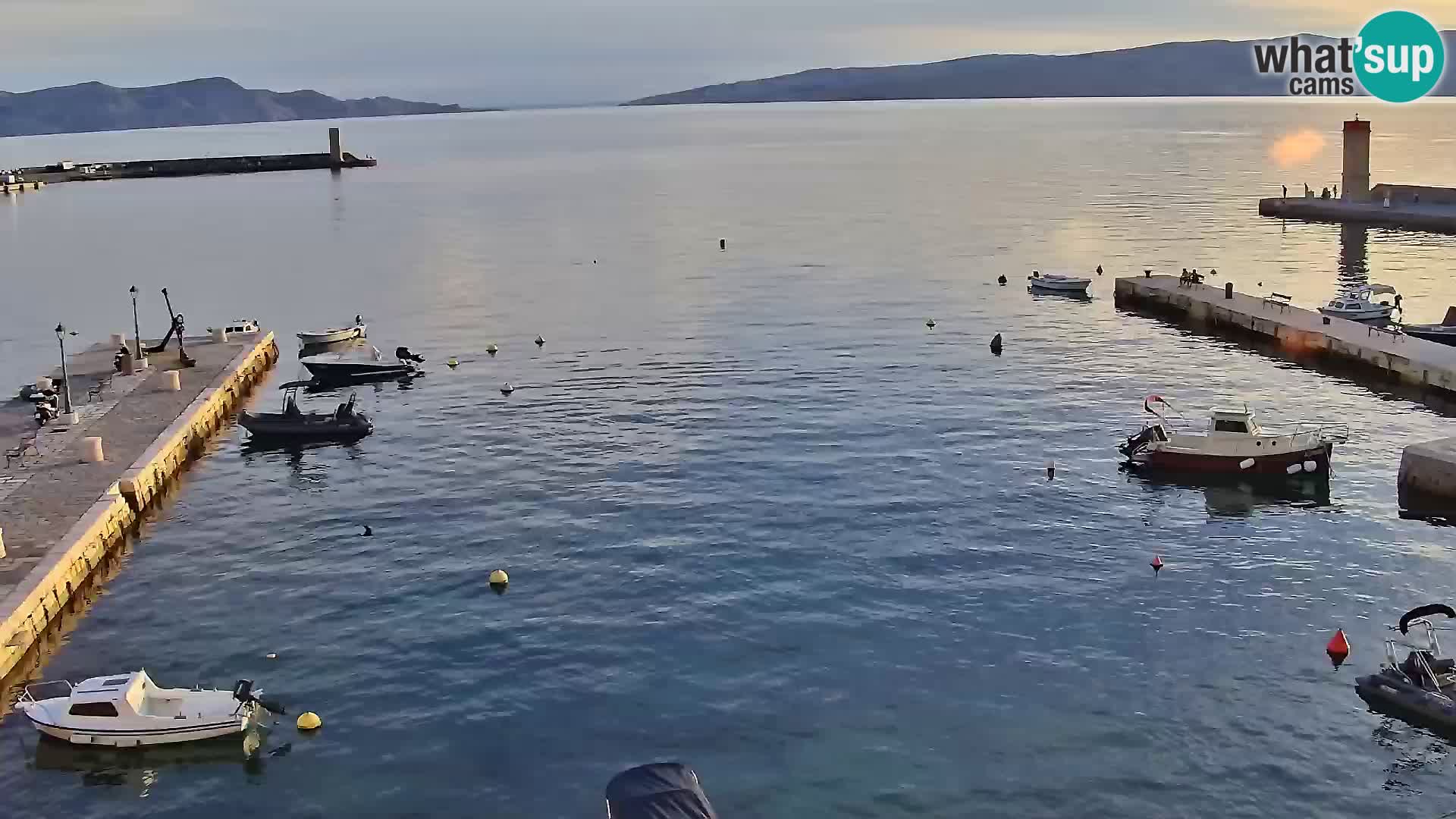 Senj Spletna kamera – pogled na obalo Senja