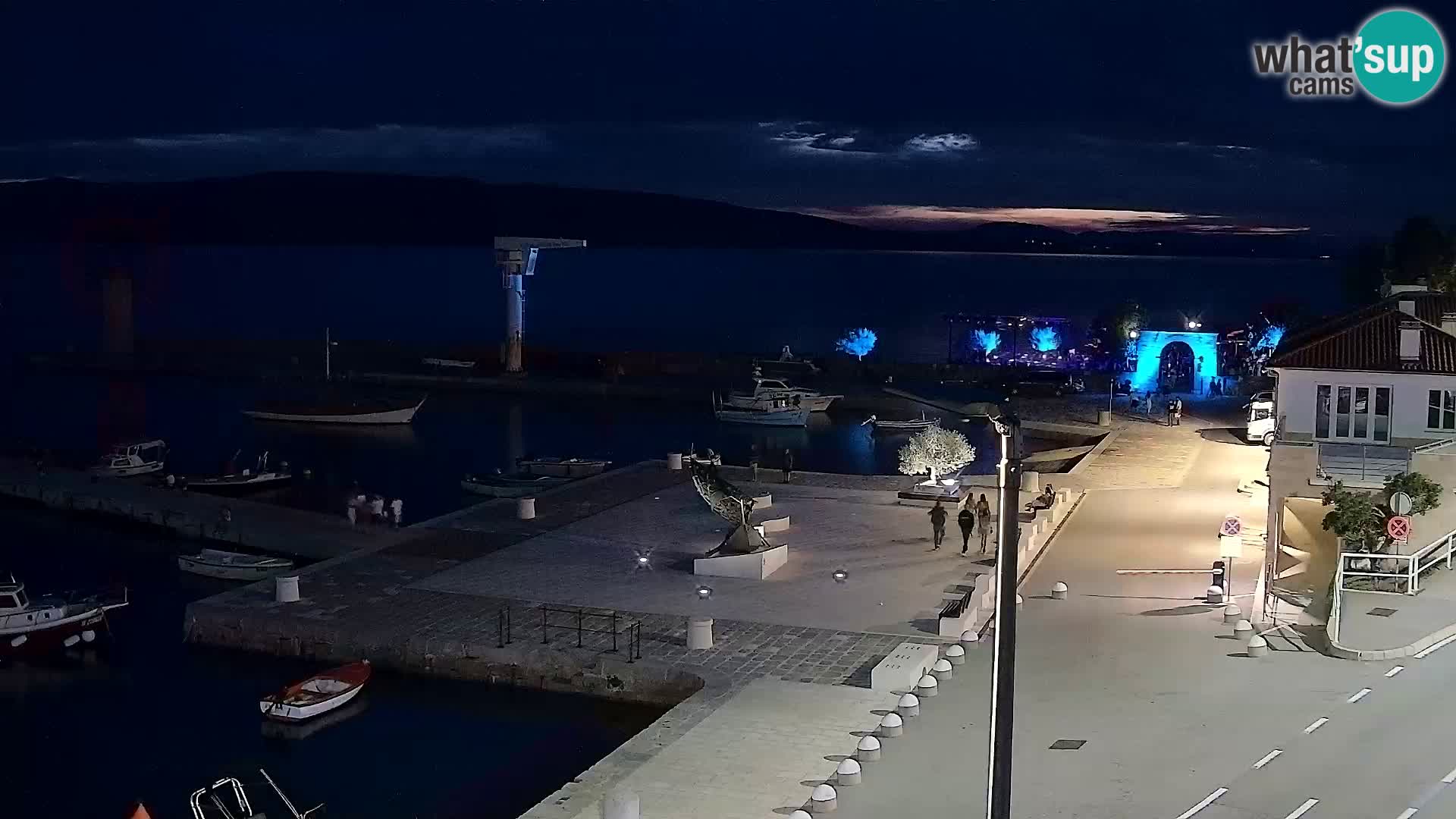 Senj Spletna kamera – pogled na obalo Senja