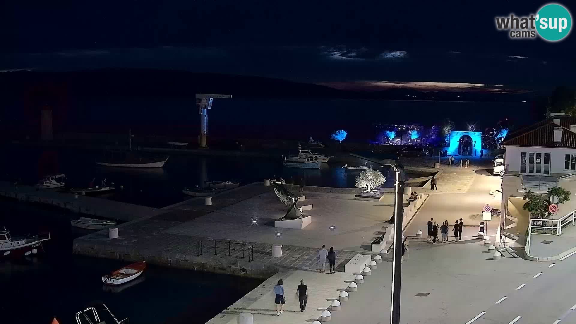 Webcam Segna – Panorama dell’lungomare di Senj
