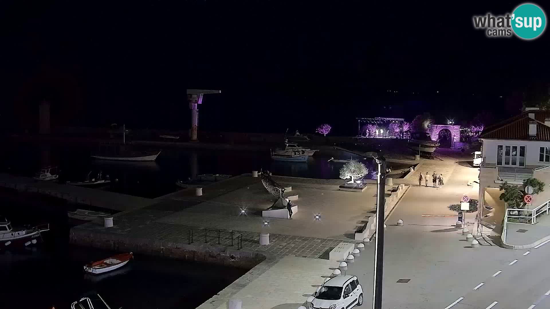 Webcam Segna – Panorama dell’lungomare di Senj