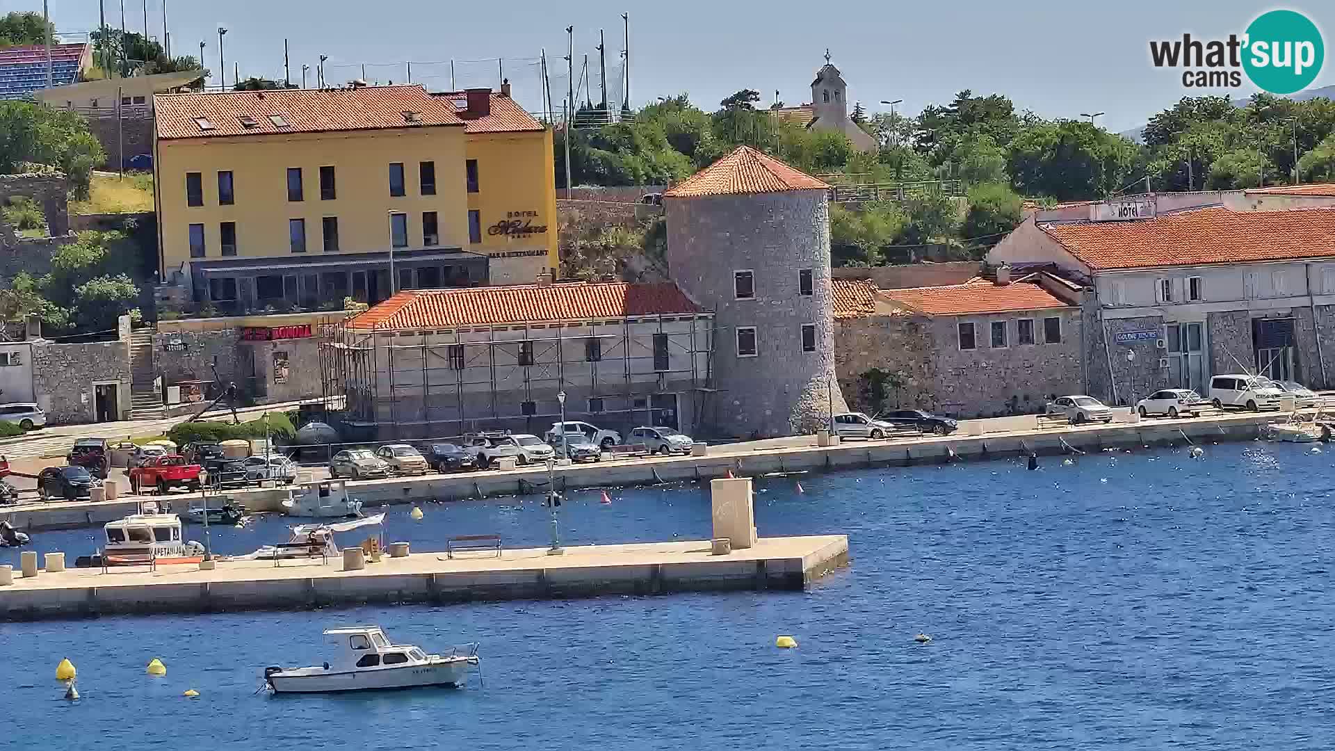 Senj Webcam – Panoramic view of Senj riva