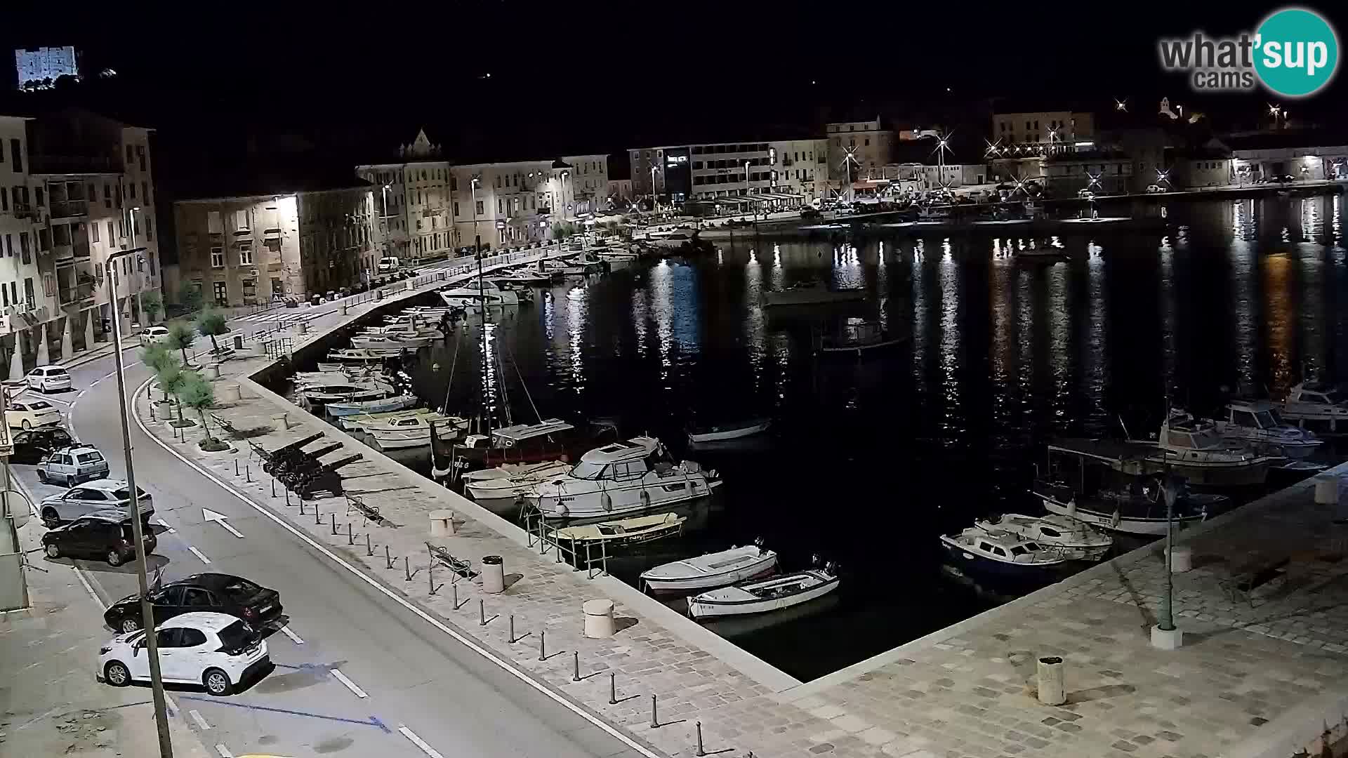 Livecam Senj – Vue panoramique de Senj riva