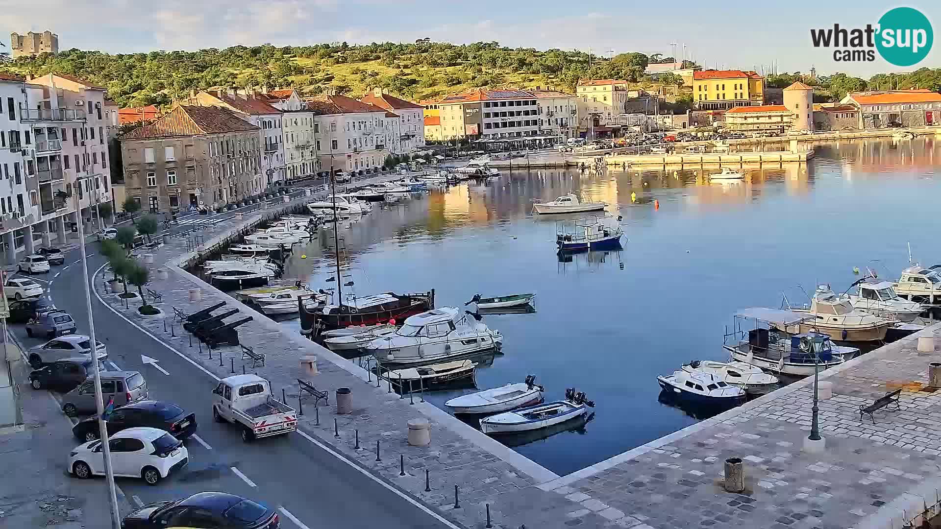 Senj camera en vivo – Vista panorámica de Senj riva