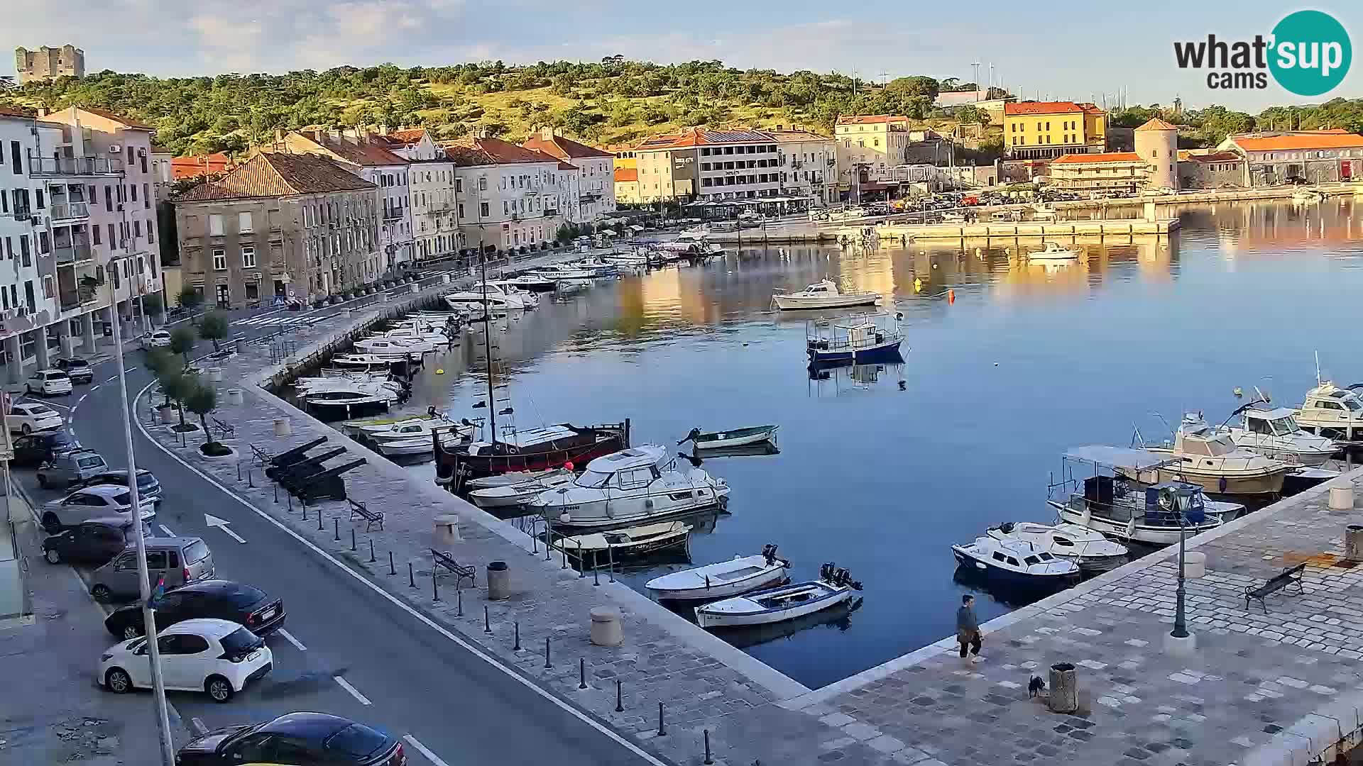 Senj camera en vivo – Vista panorámica de Senj riva