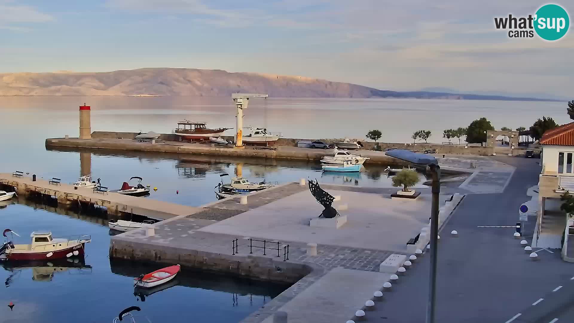 Senj Spletna kamera – pogled na obalo Senja
