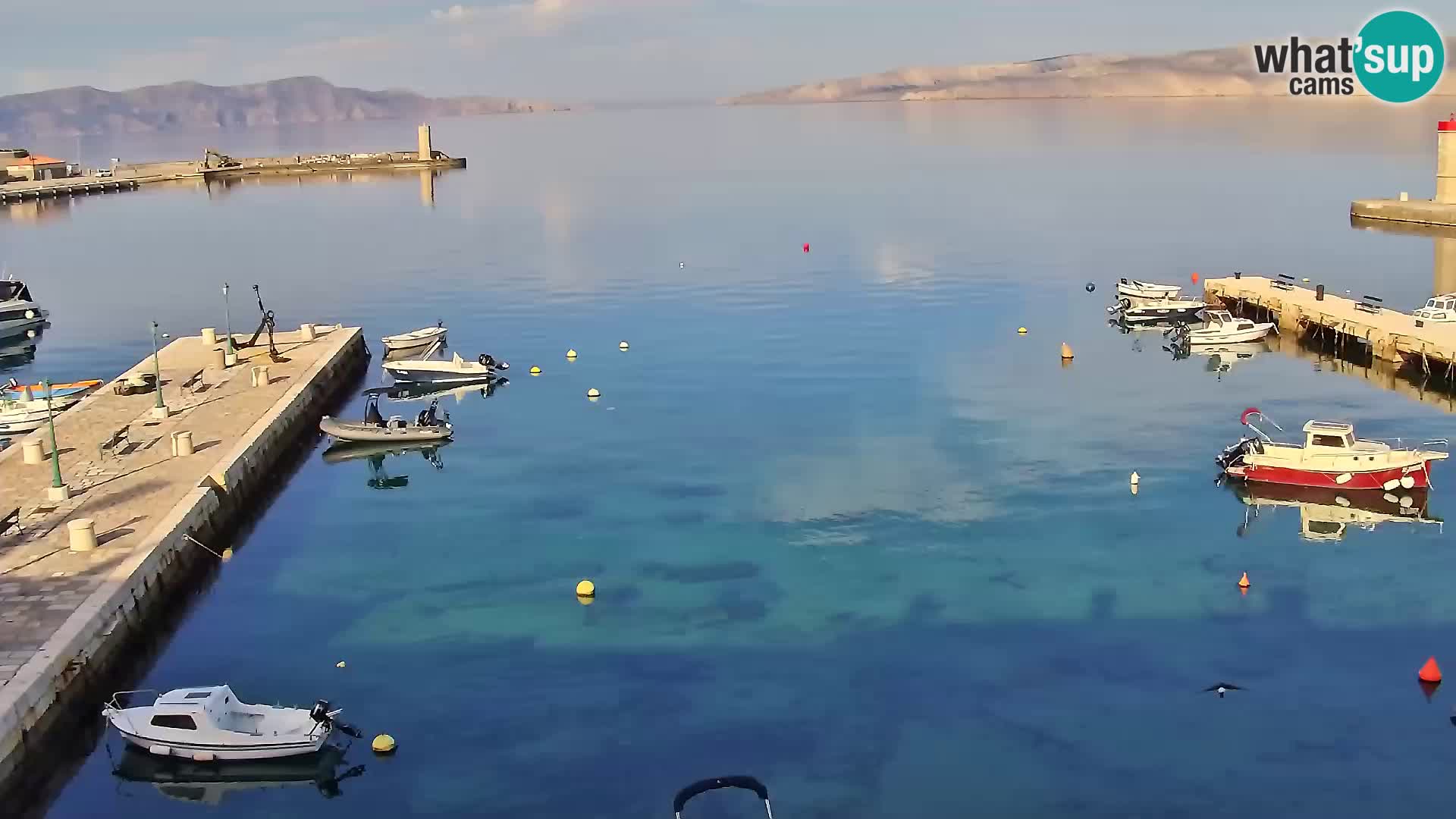 Webcam Segna – Panorama dell’lungomare di Senj