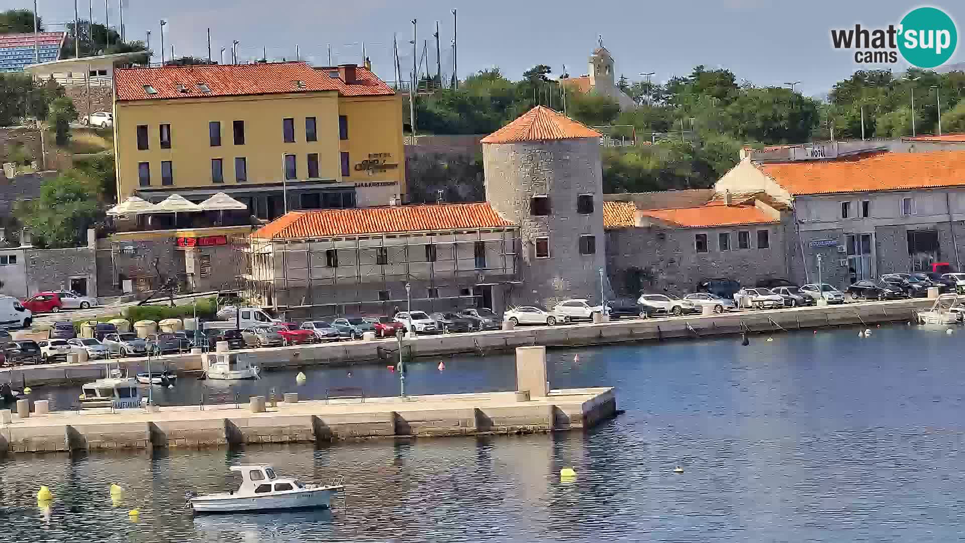 Kamera u živo Senj – Panoramski pogled na senjsku rivu