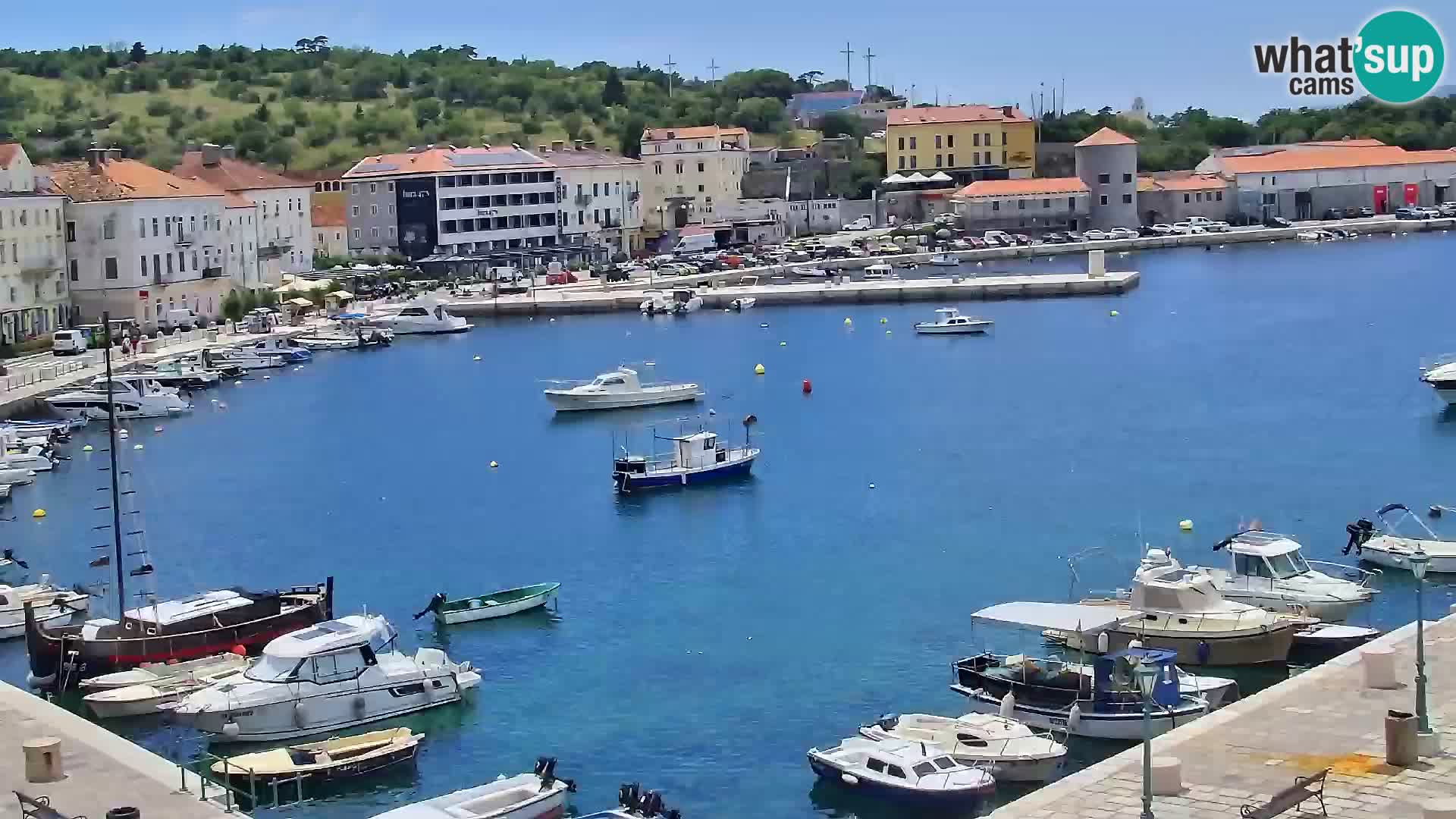 Kamera u živo Senj – Panoramski pogled na senjsku rivu