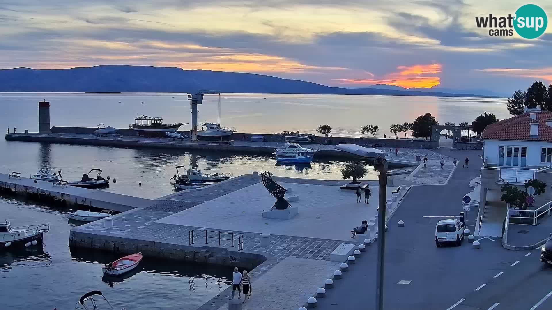 Senj Spletna kamera – pogled na obalo Senja