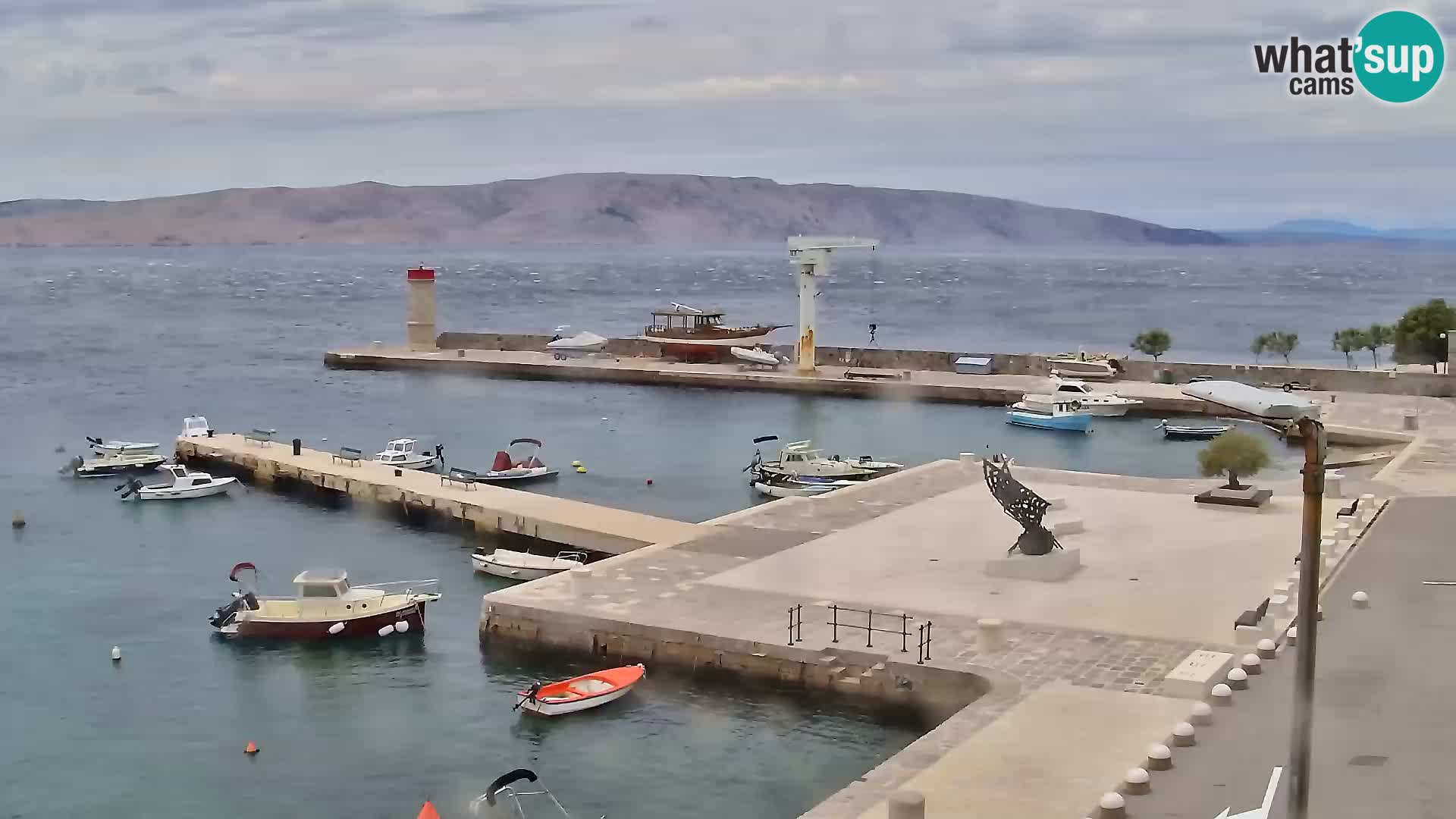 Senj Webcam – Panoramic view of Senj riva