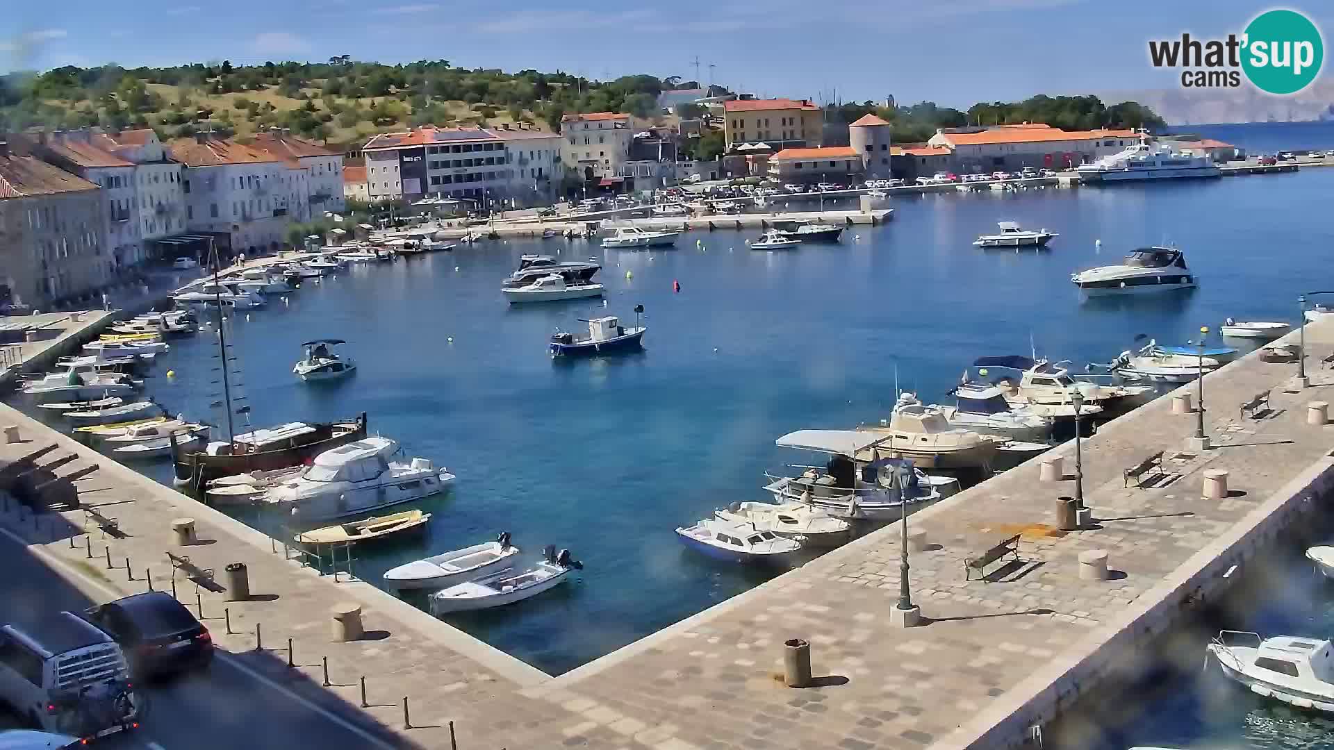 Webcam Segna – Panorama dell’lungomare di Senj