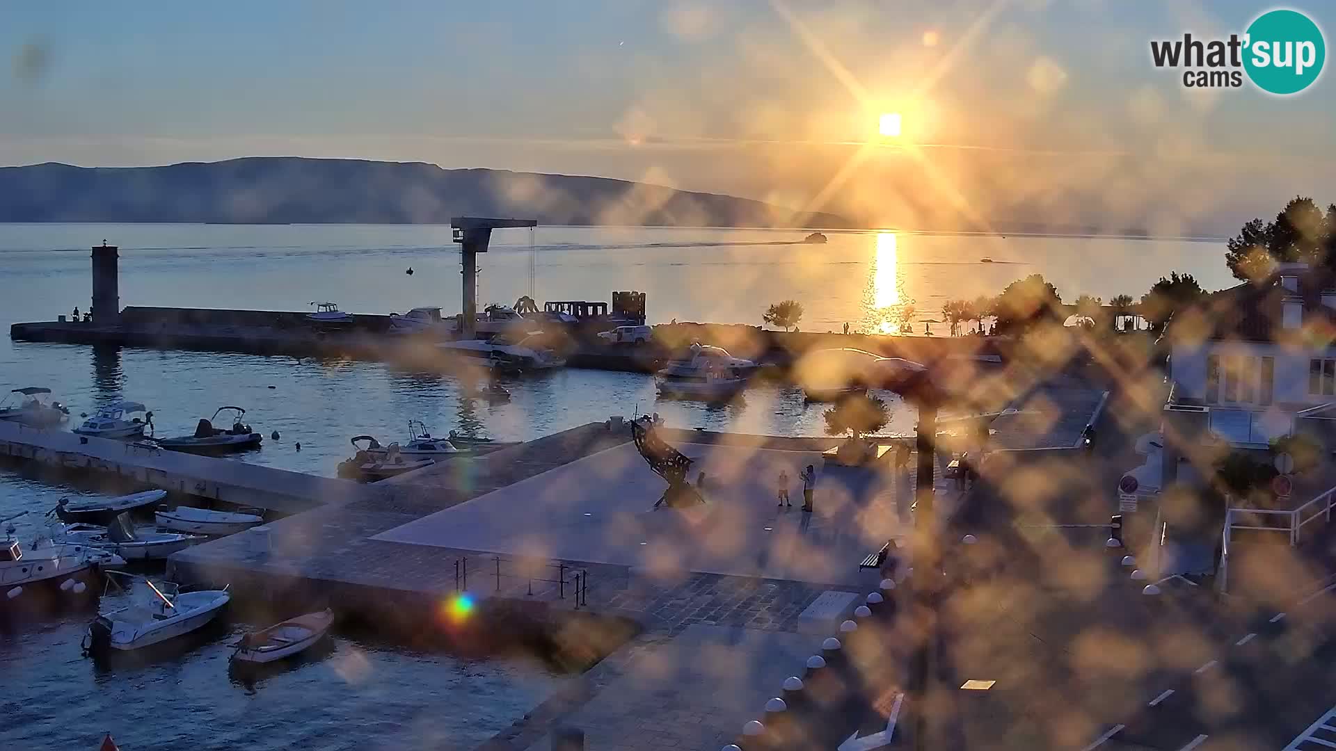 Senj Spletna kamera – pogled na obalo Senja