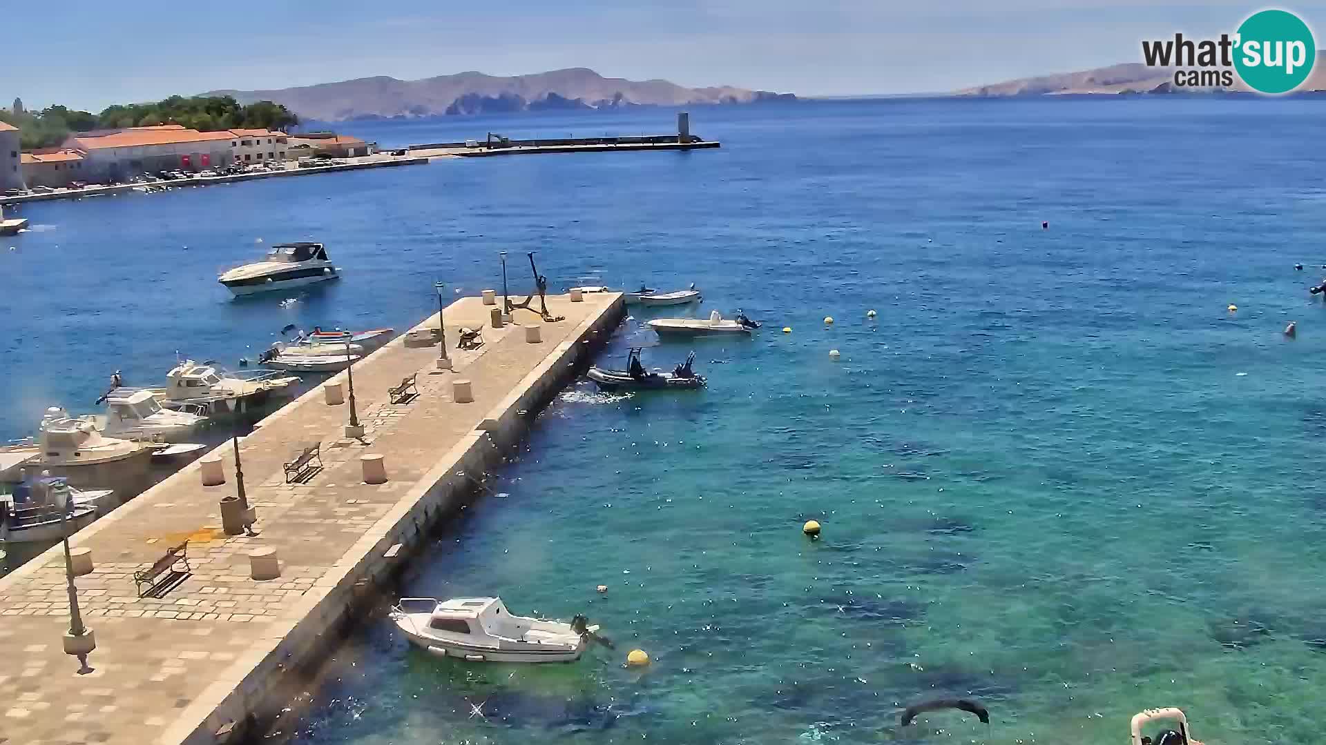 Senj Webcam – Panoramic view of Senj riva