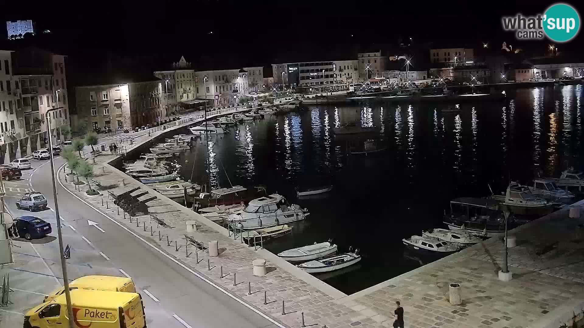 Senj Webcam – Panoramic view of Senj riva