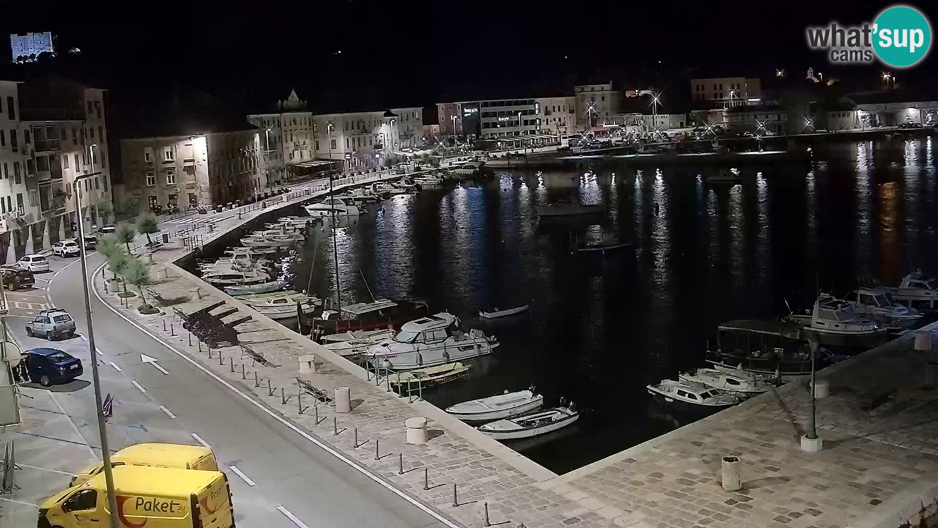 Senj camera en vivo – Vista panorámica de Senj riva