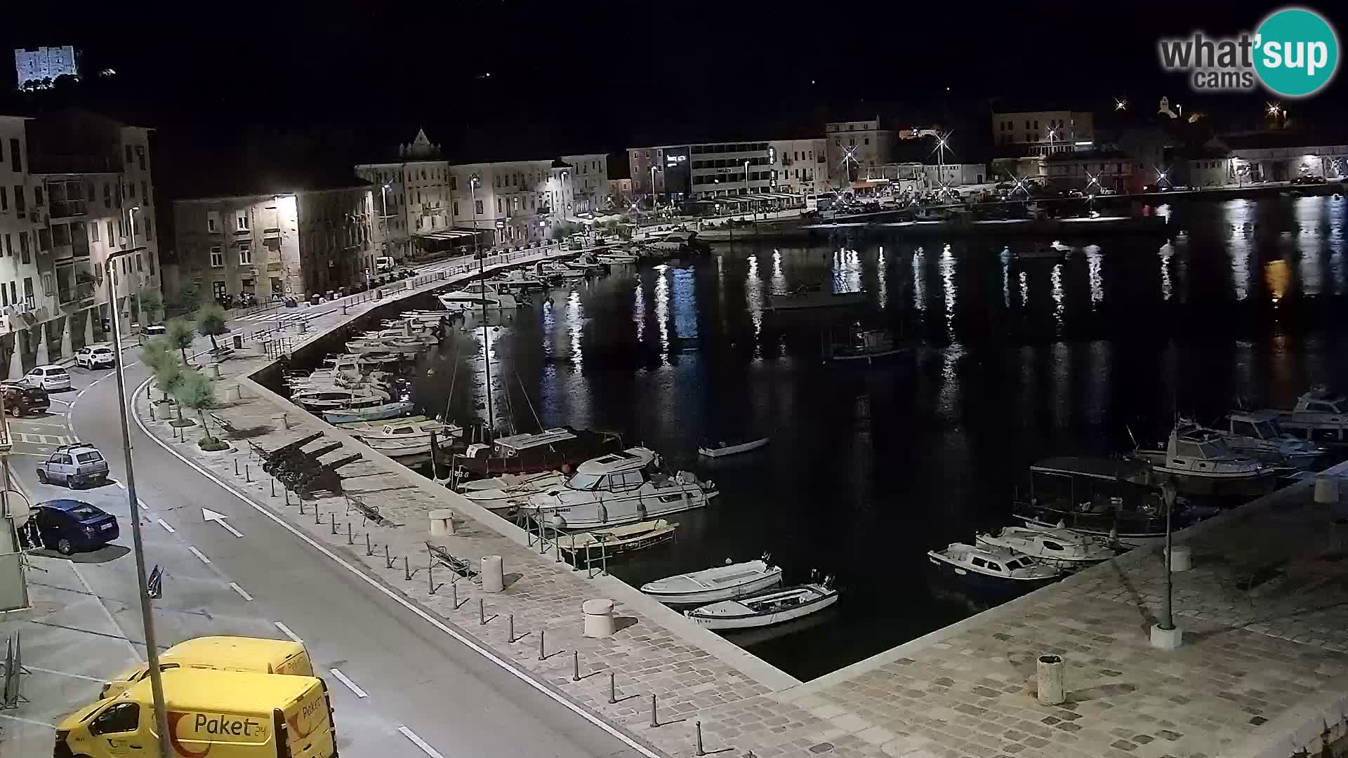 Senj Spletna kamera – pogled na obalo Senja