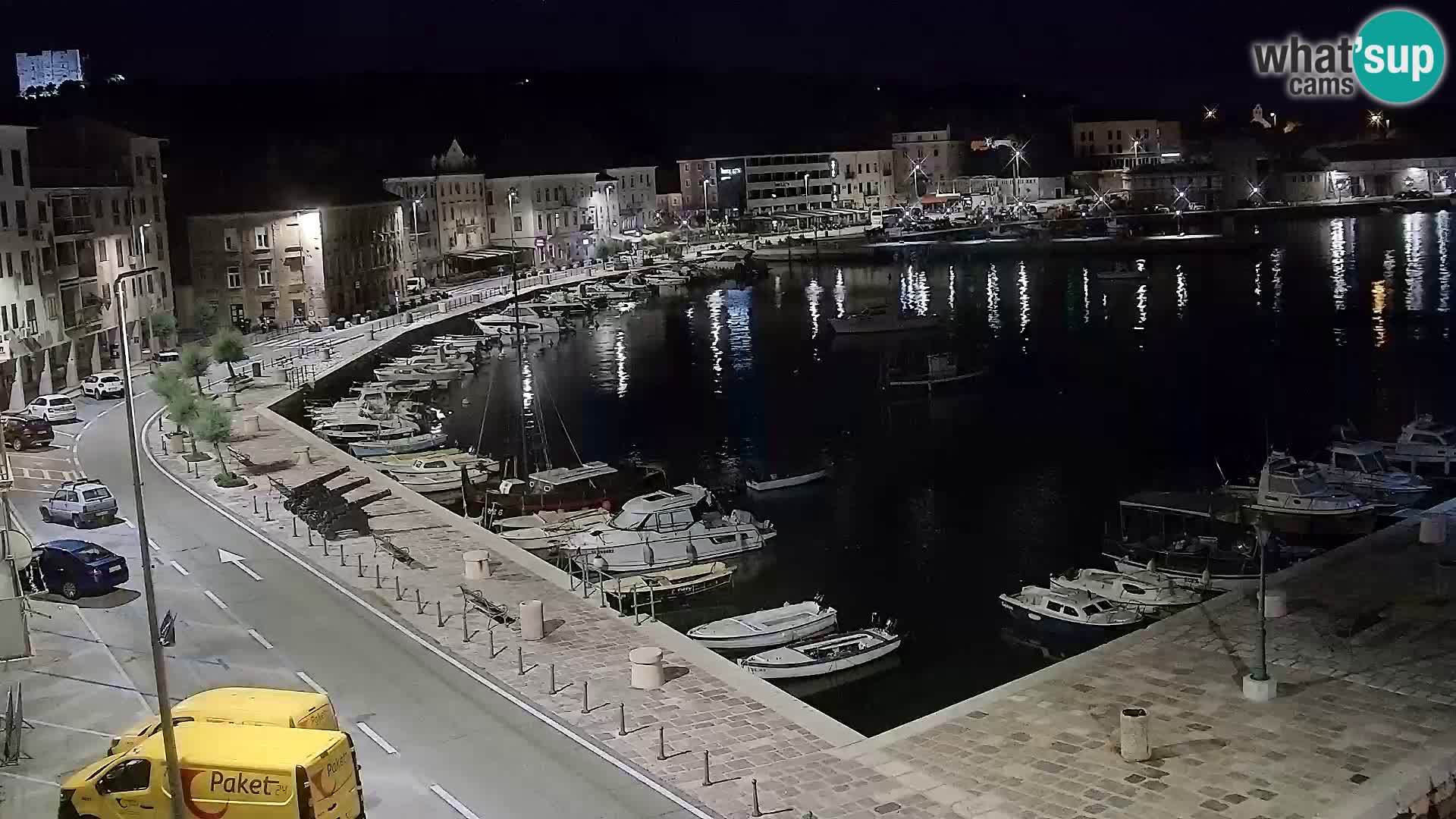 Kamera u živo Senj – Panoramski pogled na senjsku rivu