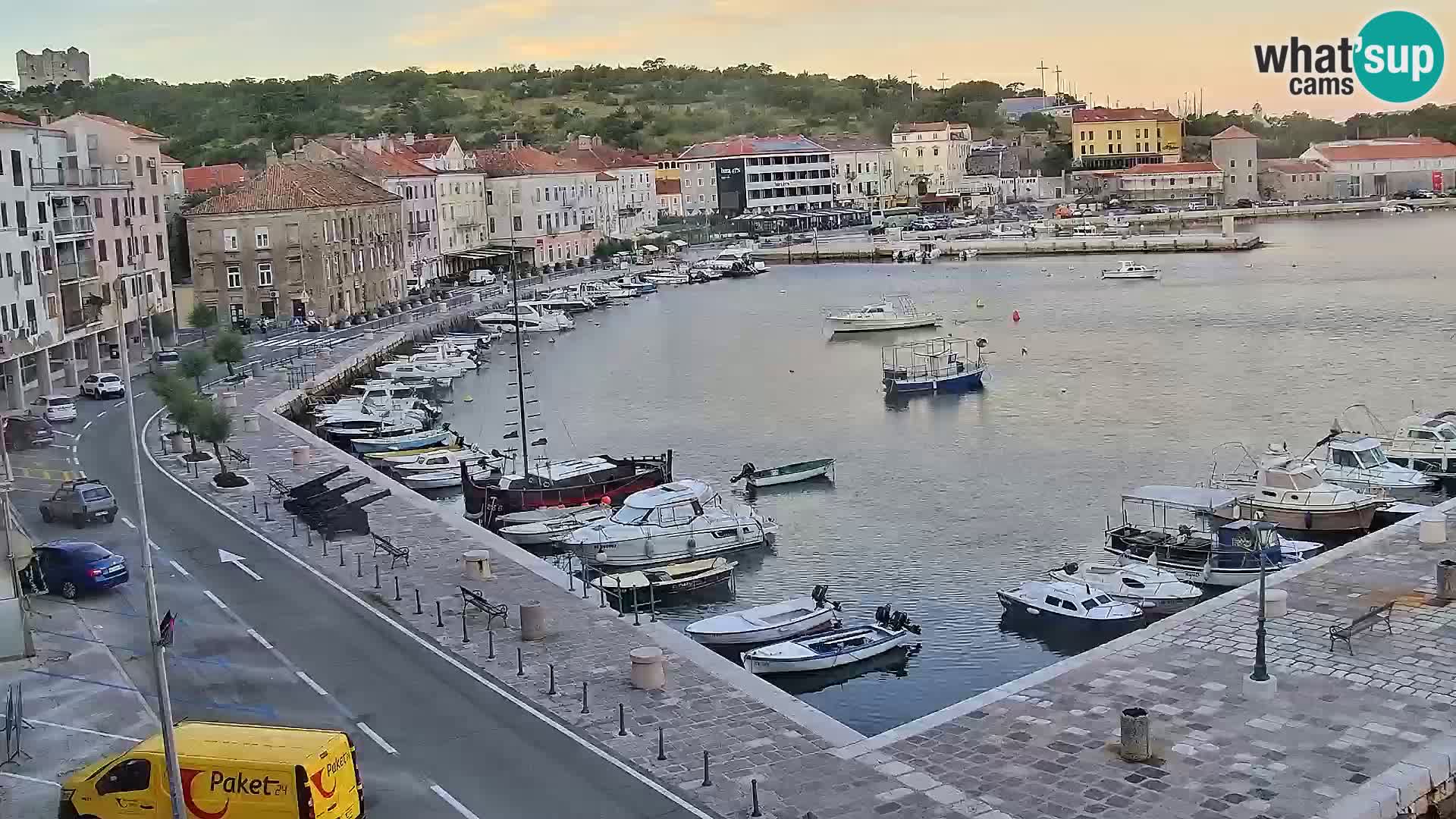 Senj camera en vivo – Vista panorámica de Senj riva