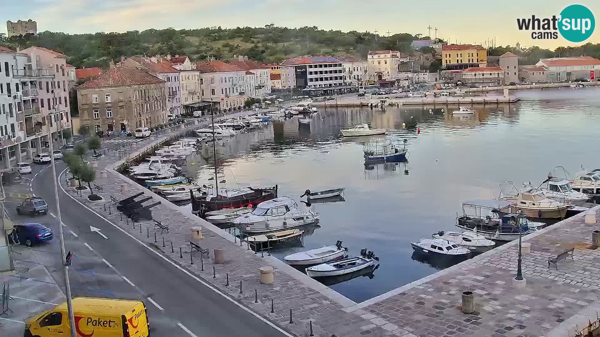 Senj camera en vivo – Vista panorámica de Senj riva