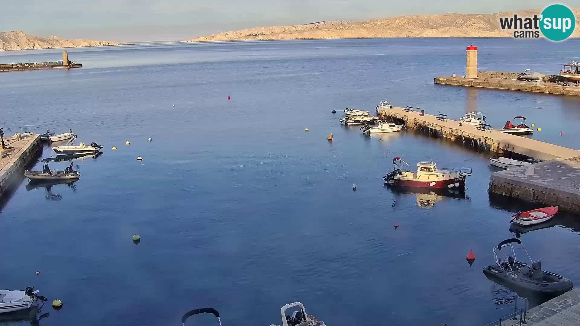 Webcam Segna – Panorama dell’lungomare di Senj