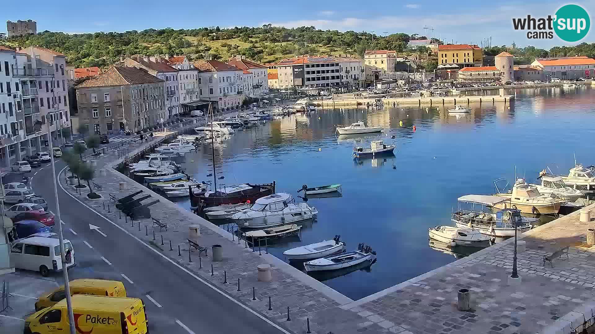 Senj Spletna kamera – pogled na obalo Senja
