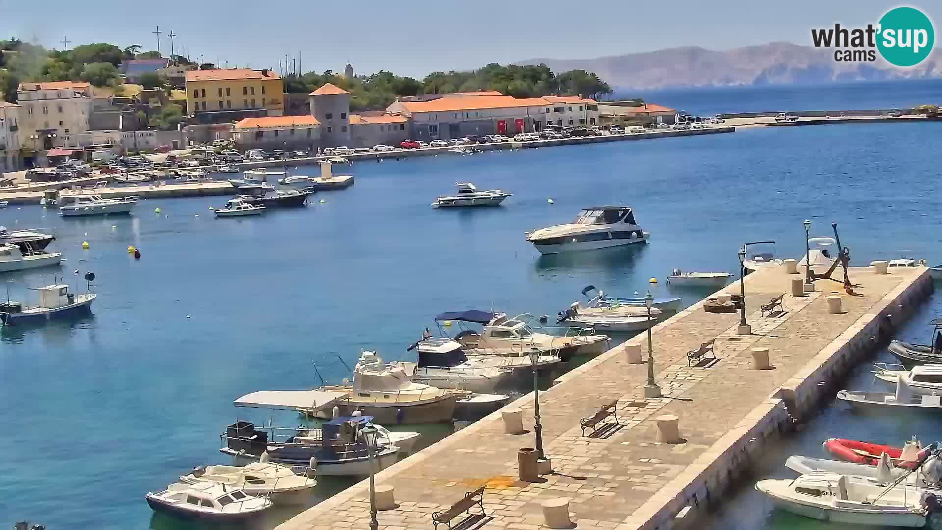 Senj Spletna kamera – pogled na obalo Senja