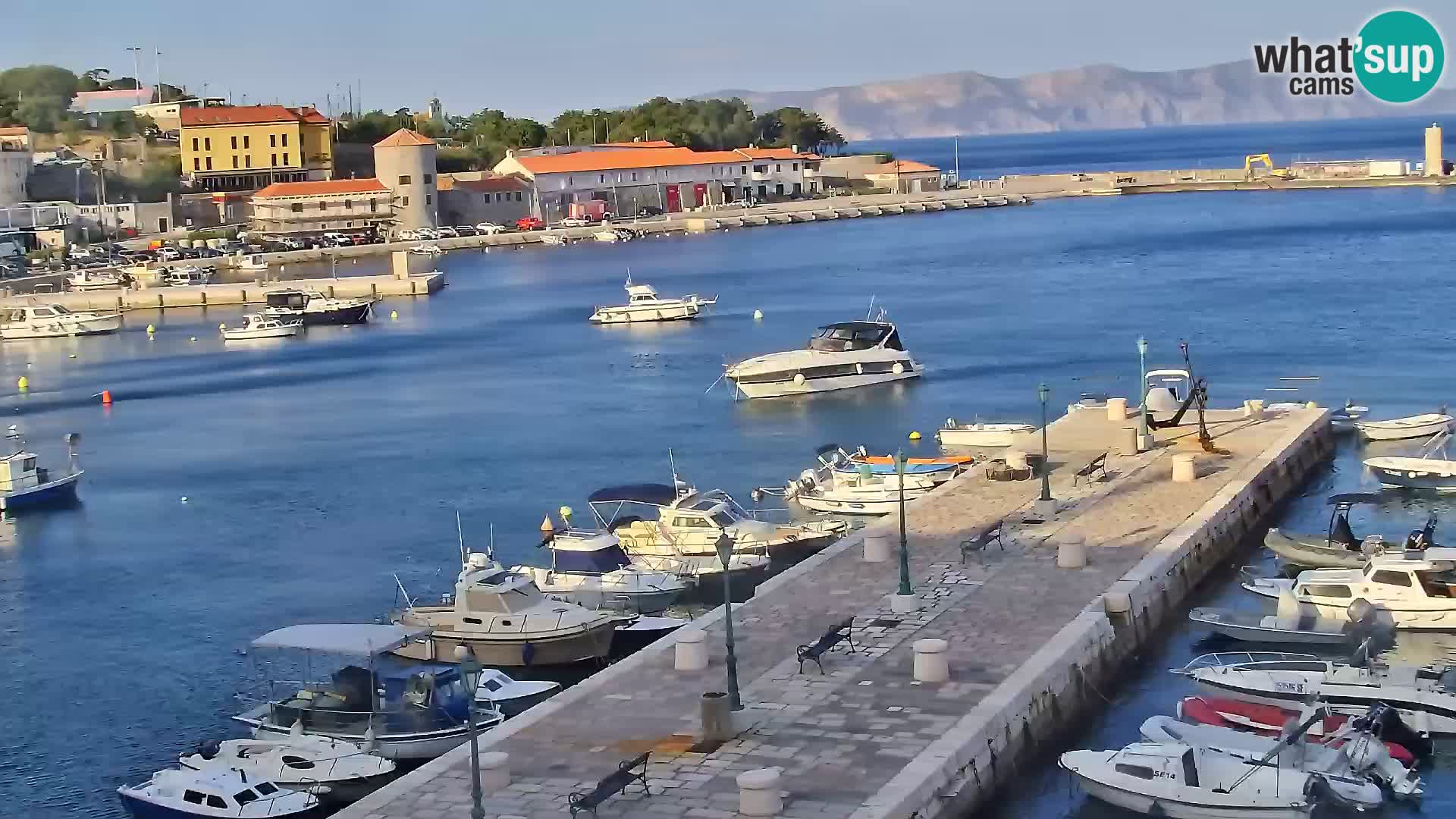 Senj Webcam – Panoramic view of Senj riva