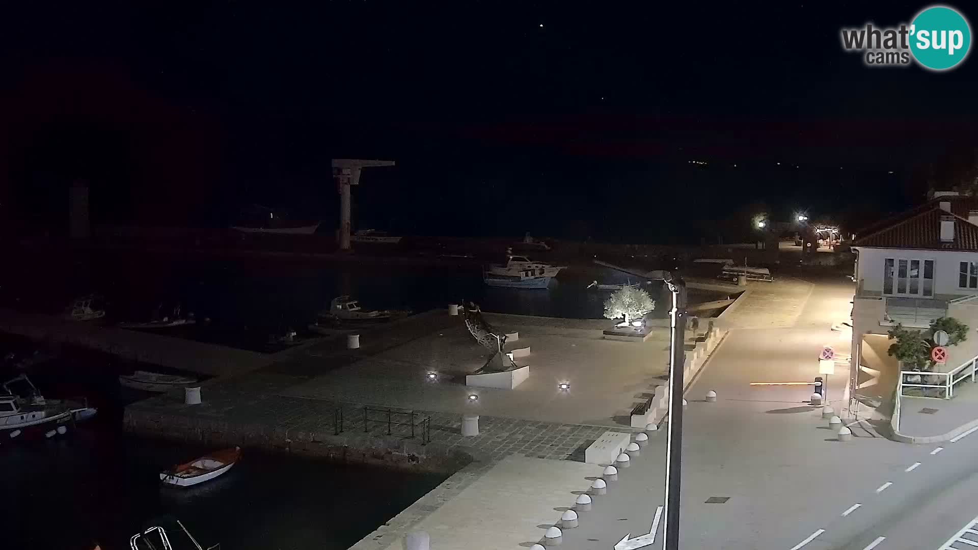 Senj camera en vivo – Vista panorámica de Senj riva