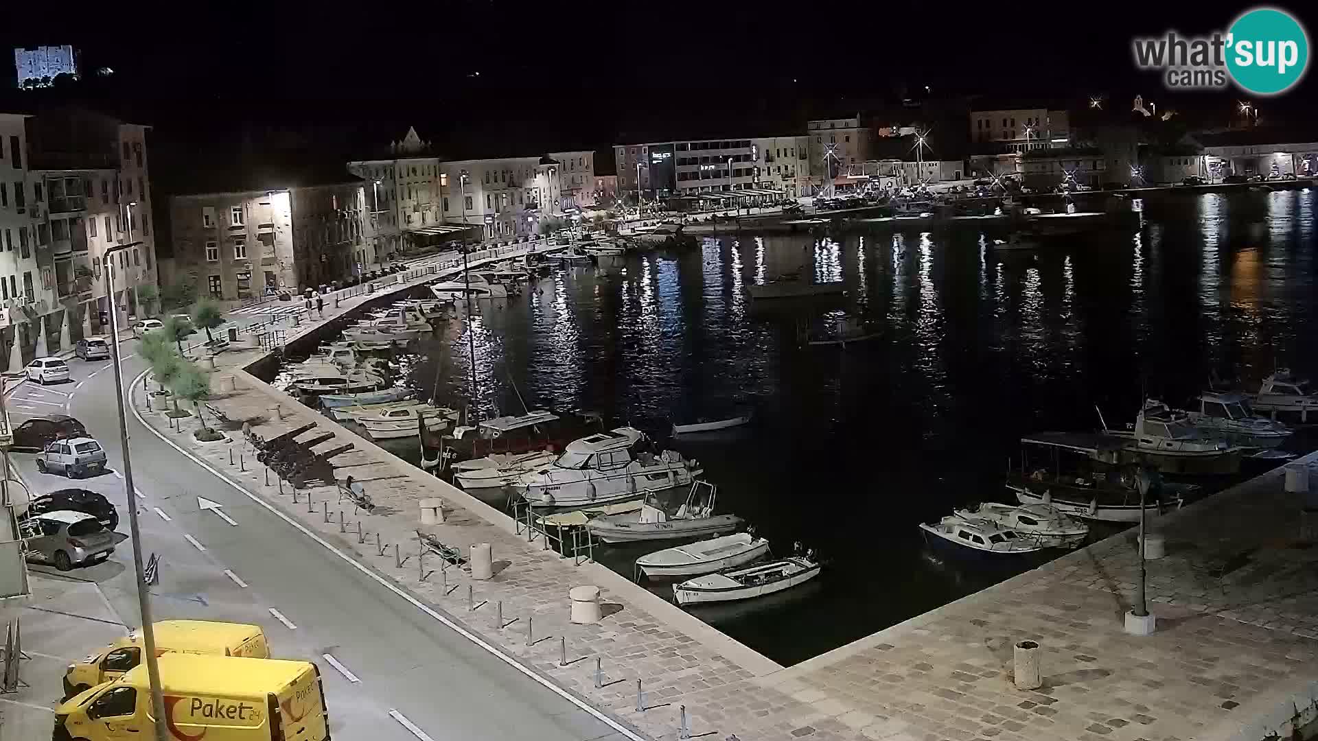 Senj camera en vivo – Vista panorámica de Senj riva