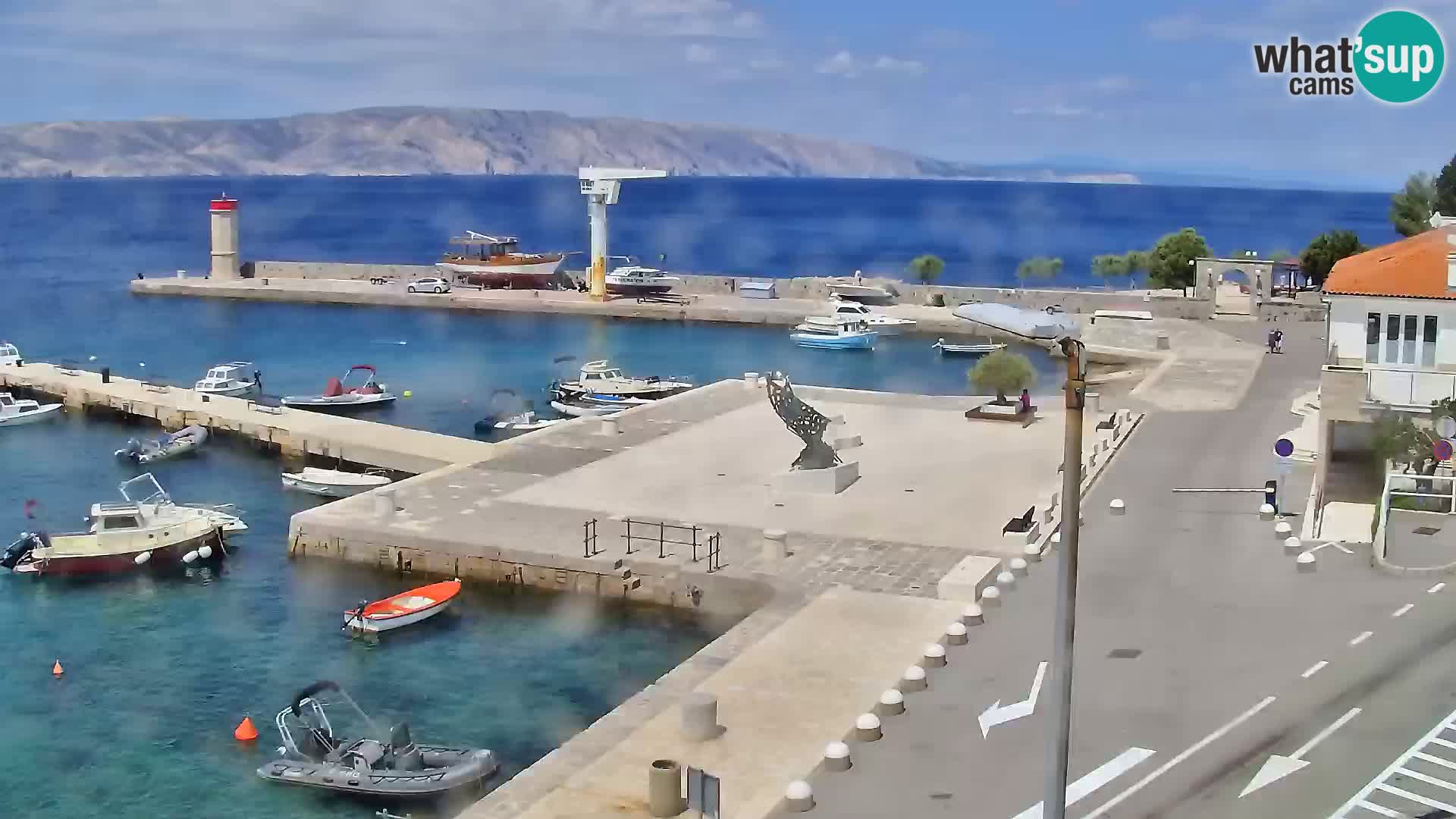 Senj Webcam – Panoramic view of Senj riva